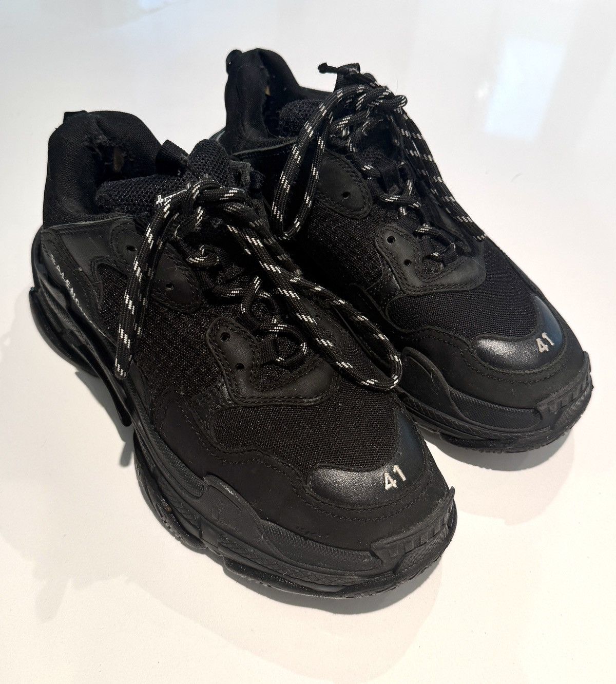 Balenciaga Black Balenciaga Triple S Size US 8 / EU 41 - 2 Thumbnail