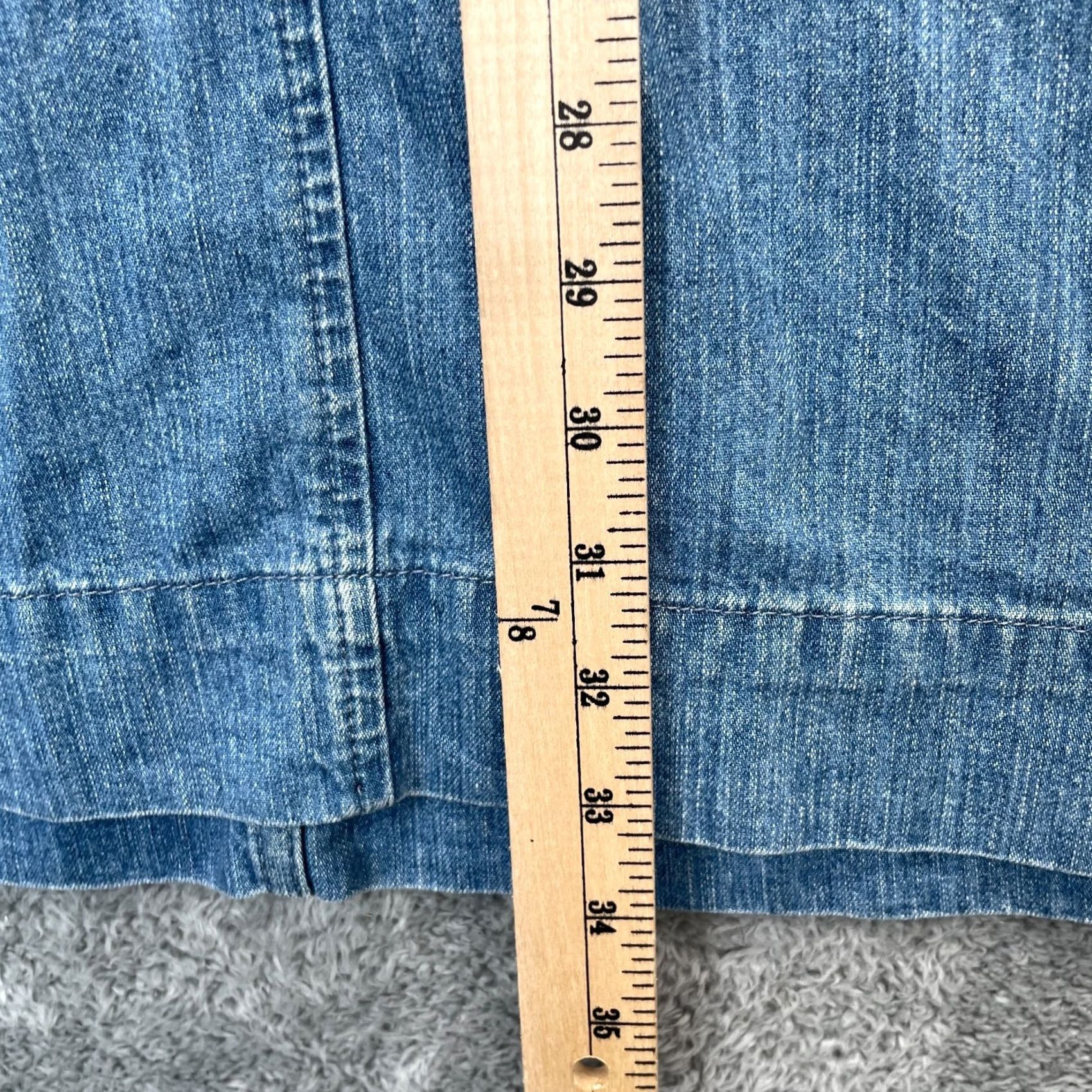 J.Crew J.CREW Dress Womens 6 Blue Shift Cotton Denim Mini Keyhole Neck Back Casual Wear Shirt Adult Regular XS? Size M / US 6-8 / IT 42-44 - 7 Thumbnail