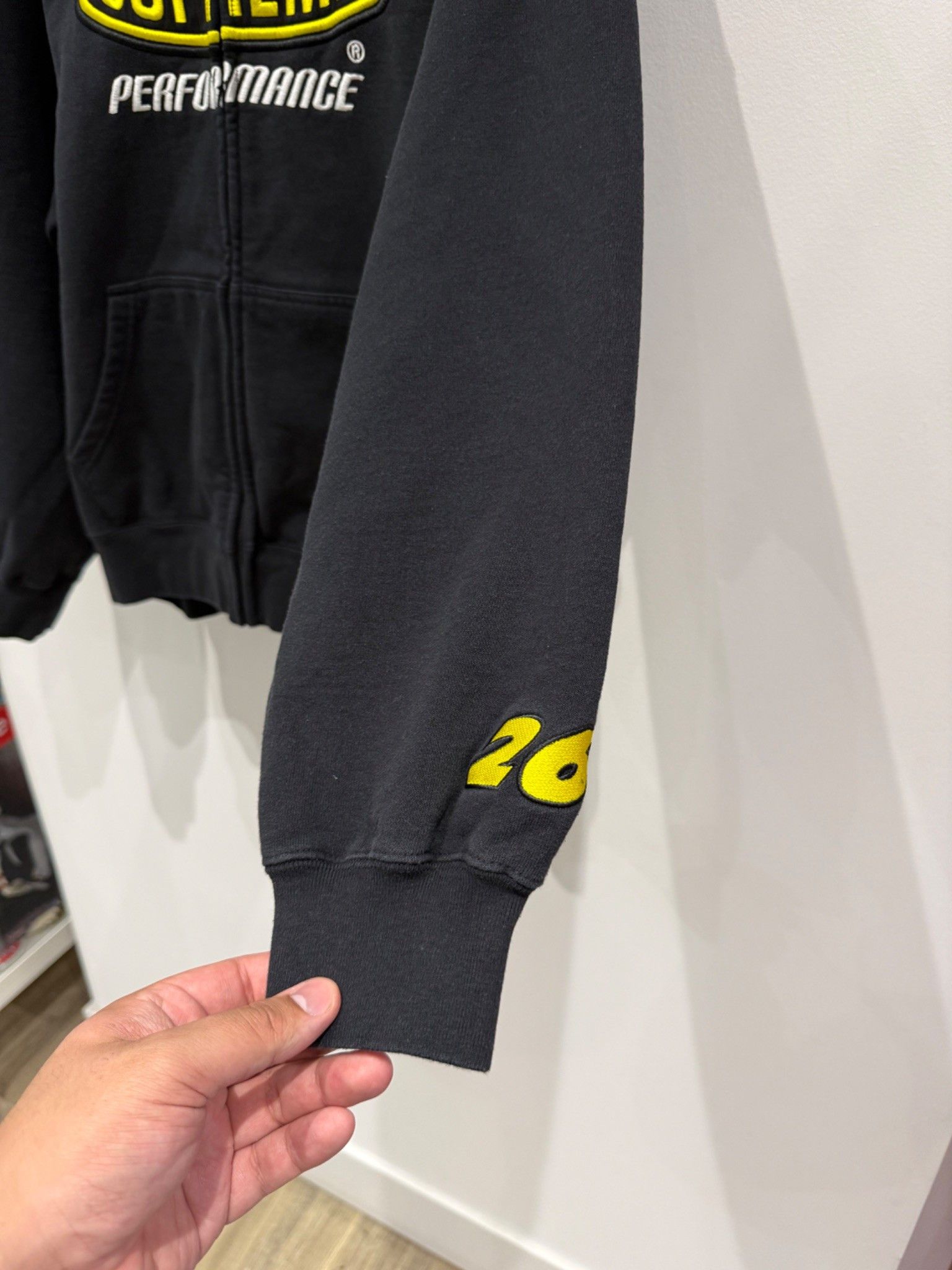 Supreme Supreme Performance Zip Up Hooded Sweatshirt Black Size US M / EU 48-50 / 2 - 2 Thumbnail