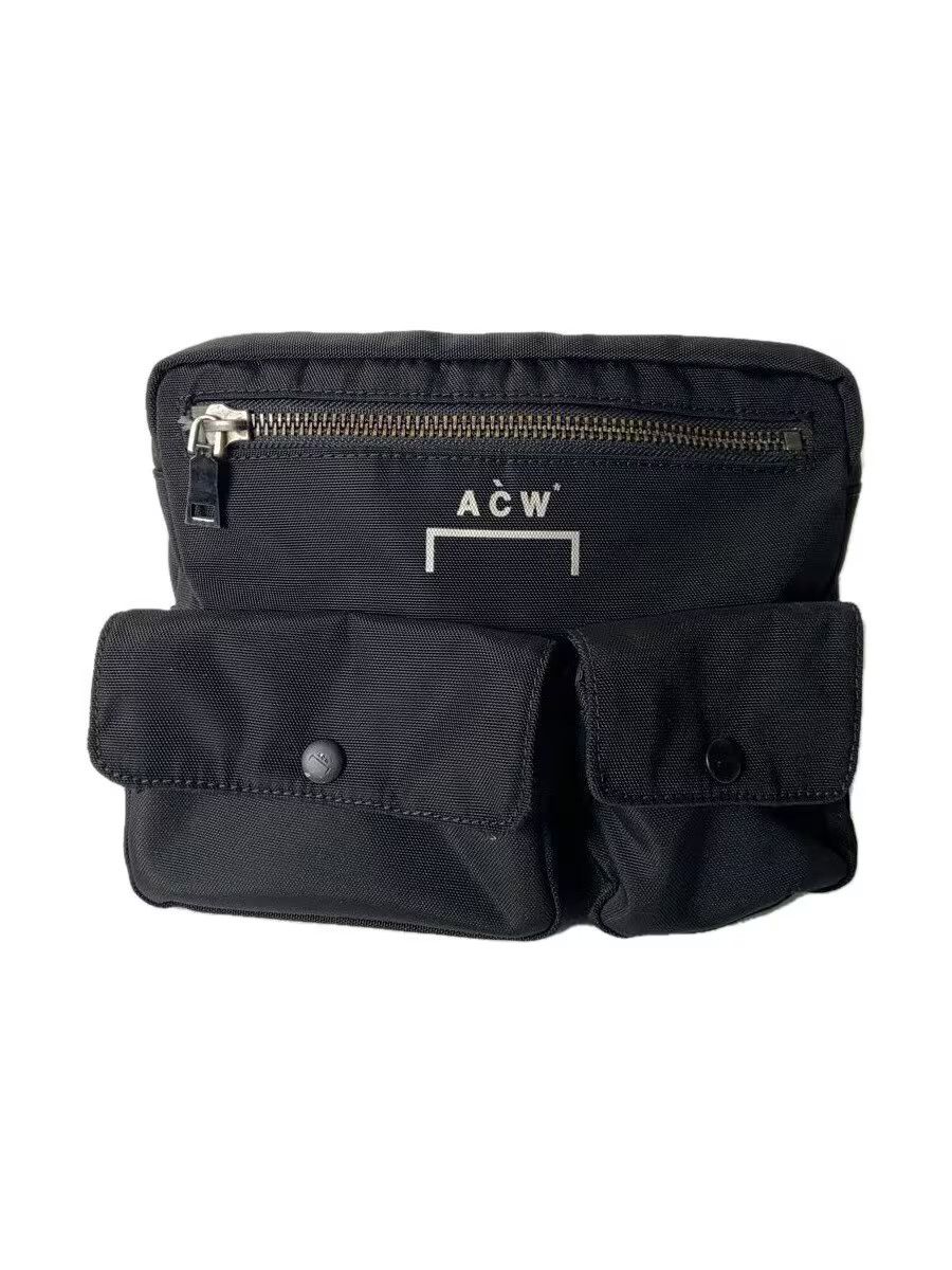 A Cold Wall Utility Nylon Crossbody Waist Bag in Black, Men's