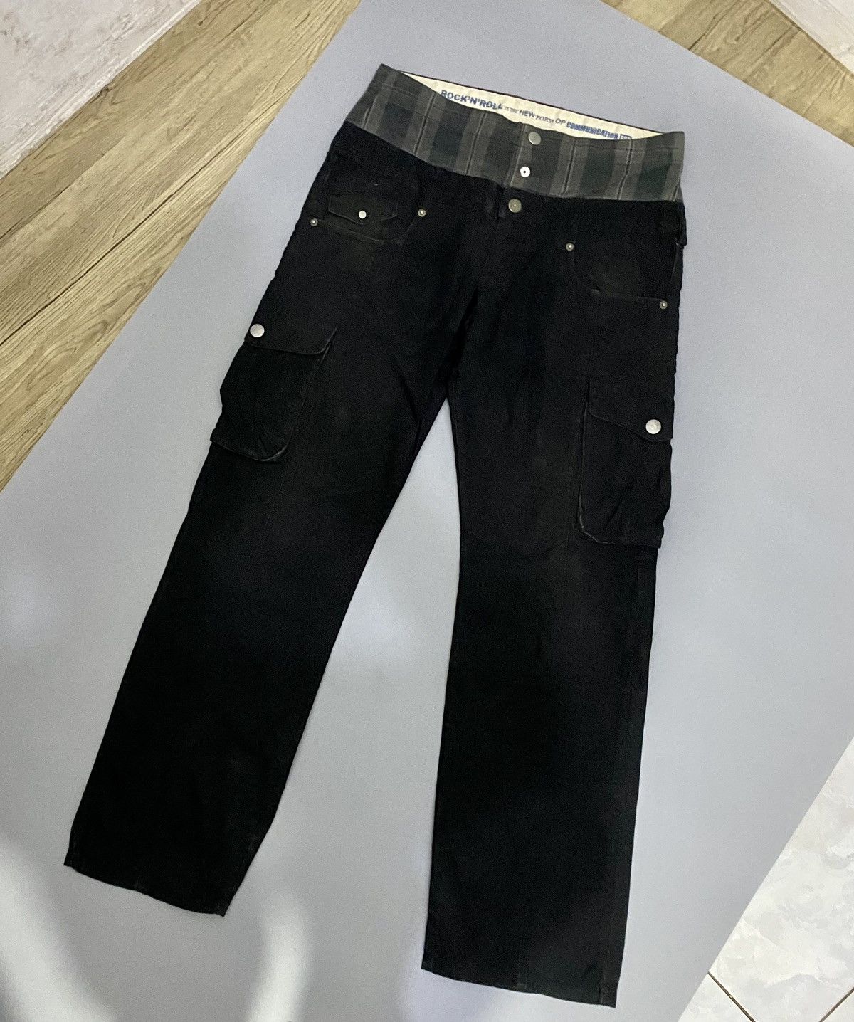 If Six Was Nine × Le Grande Bleu (L.G.B.) × PPFM 💥Double Waist💥Ppfm Rock n Roll Pants Size US 31 - 3 Thumbnail