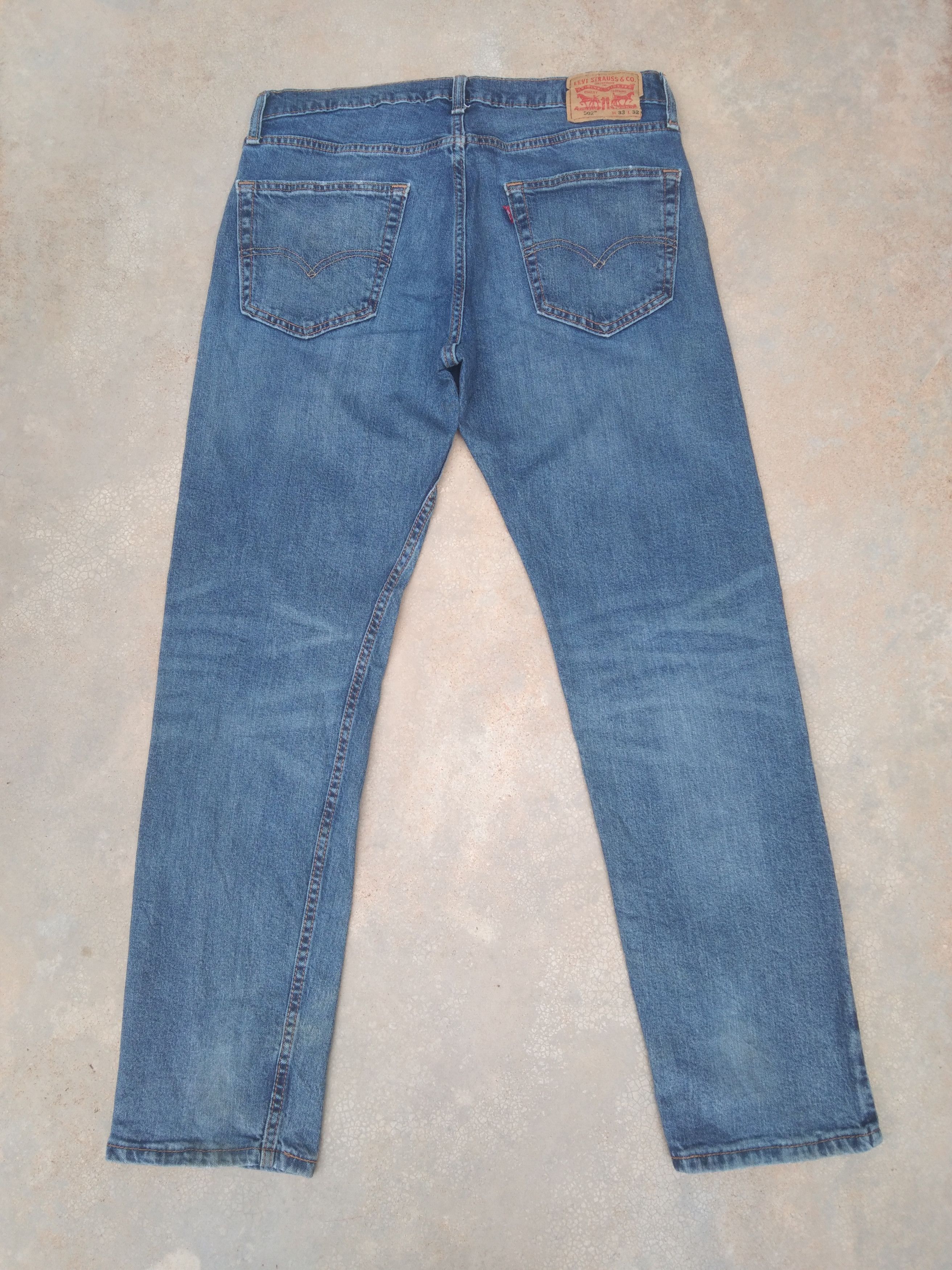 Levi's Vintage Levi's Jeans 502 Washed Blue Denim 33x31 Size US 33 - 2 Thumbnail