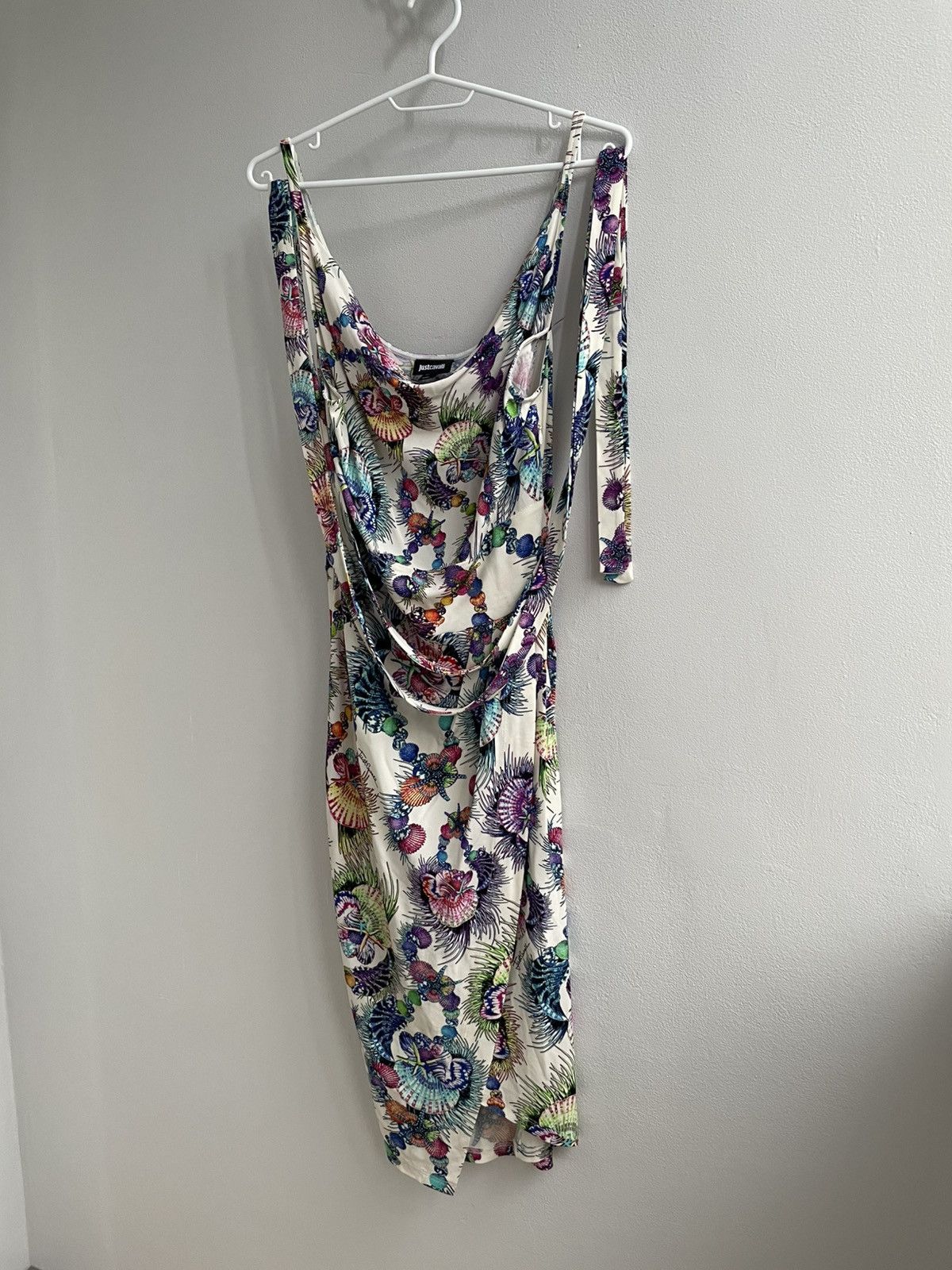 Just Cavalli × Roberto Cavalli Just Cavalli Floral Print Strappy Midi Dress Roberto Cavalli Size M / US 6-8 / IT 42-44 - 2 Thumbnail