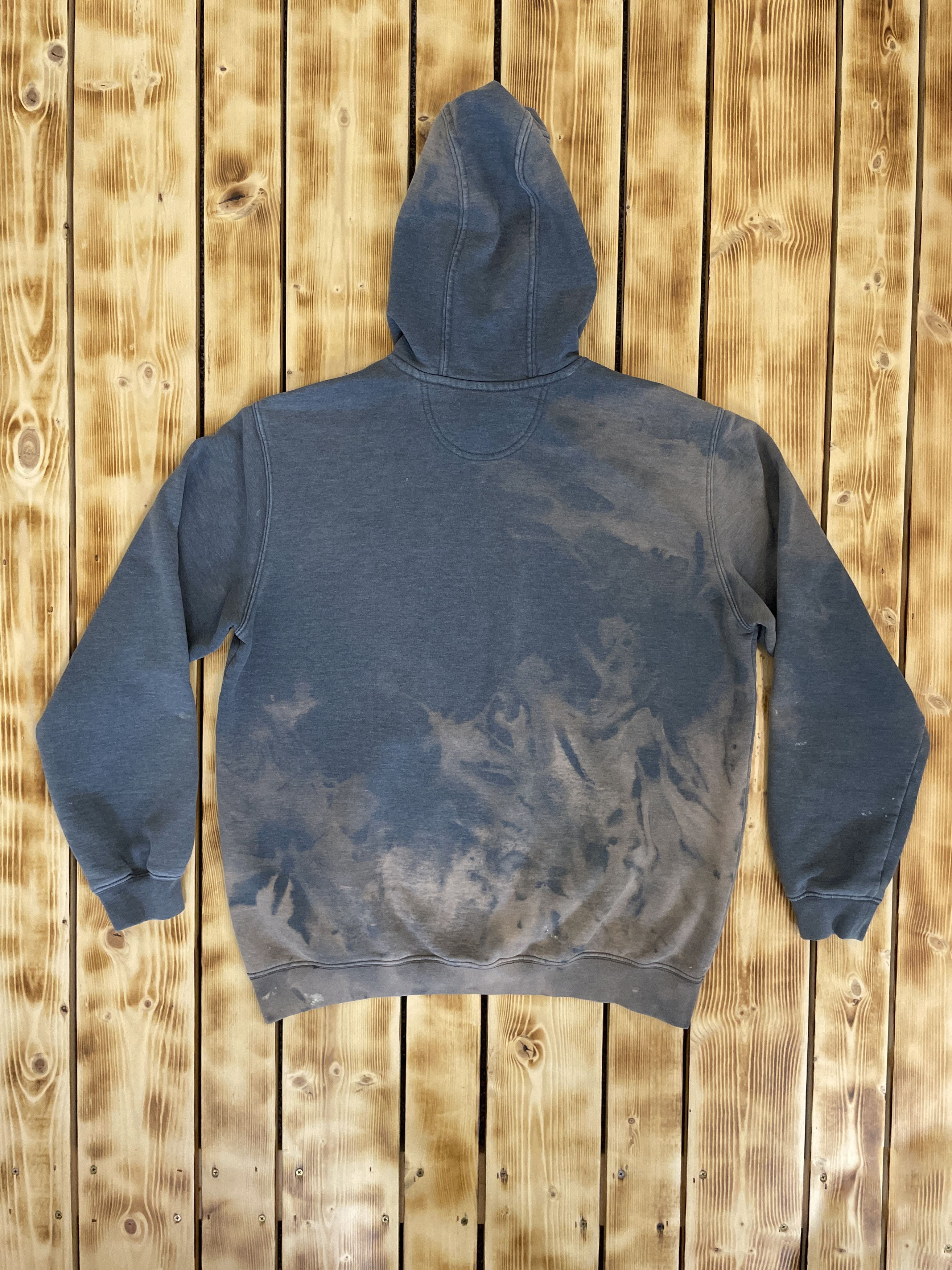 Carhartt S17 Carhartt Distressed Bleached Blank Gray Hoodie Thrashed Size US L / EU 52-54 / 3 - 7 Thumbnail
