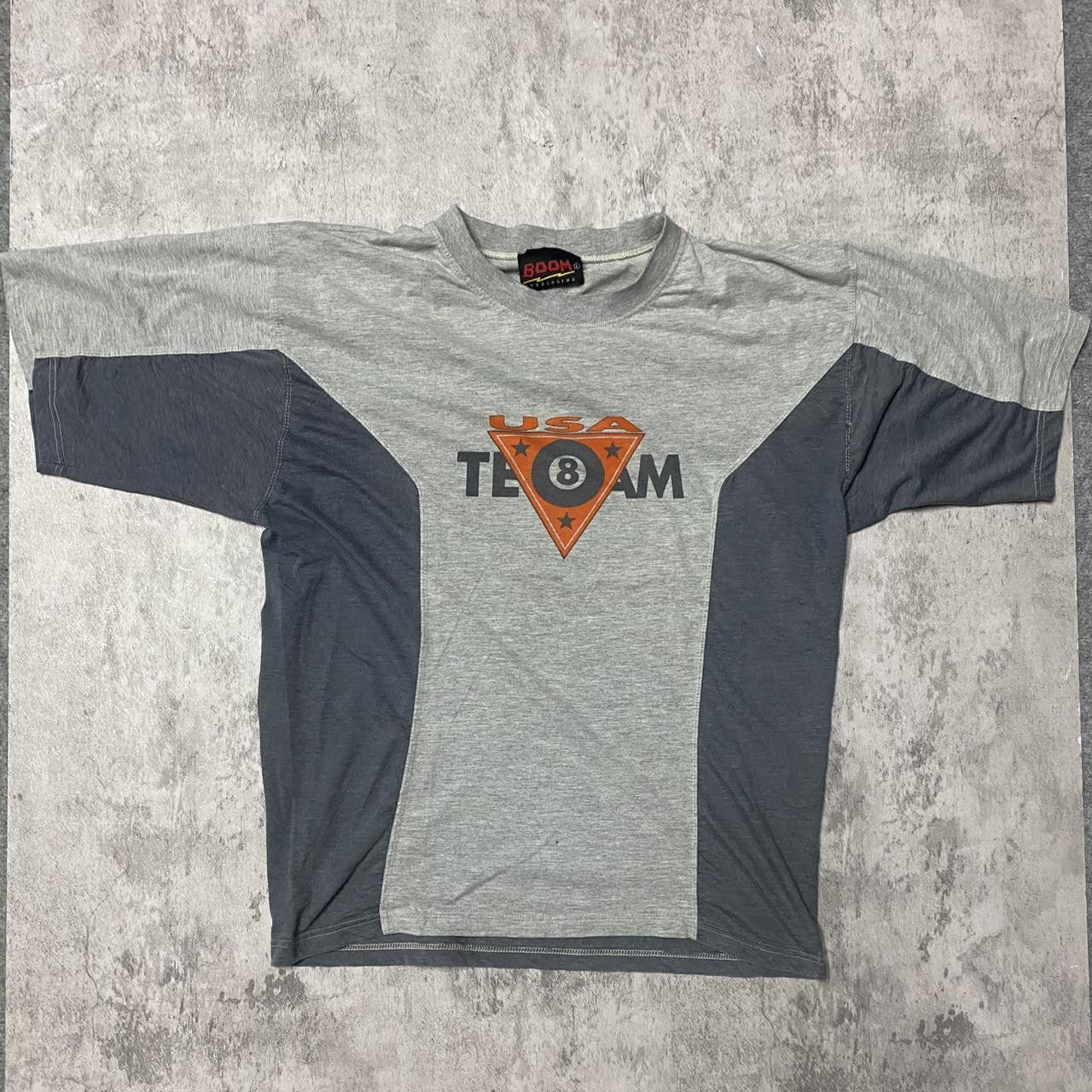 Other Grey and orange vintage 90s USA Team Billiards T-shirt Size US L / EU 52-54 / 3 - 1 Thumbnail