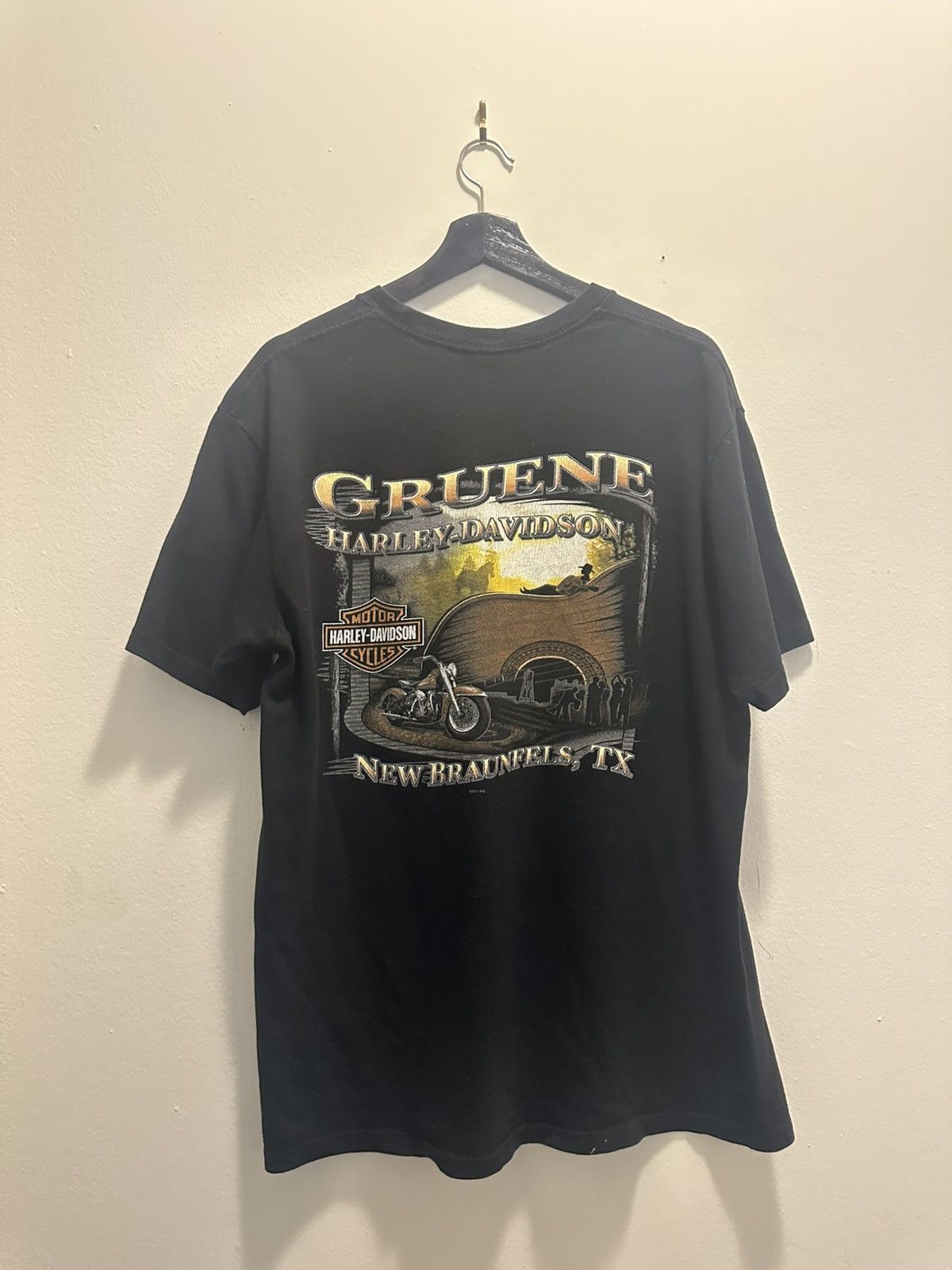 Harley Davidson Vintage Harley-Davidson Skull Snake Tee – Texas L Size US L / EU 52-54 / 3 - 2 Thumbnail