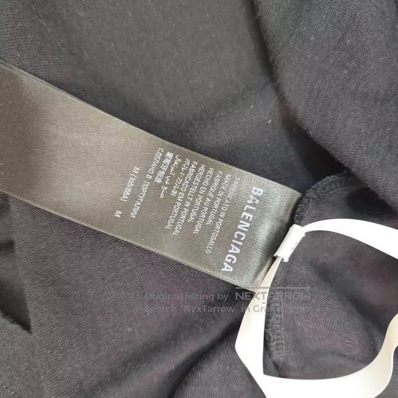 Balenciaga Distressed Washed T-shirt