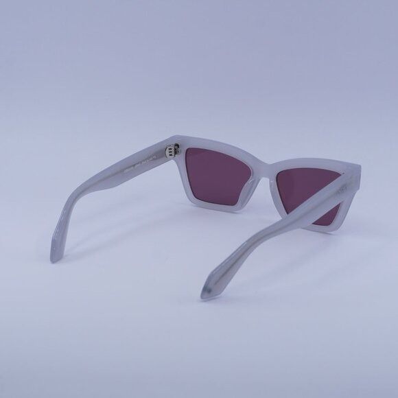 Off-White Off-White OERI110 CINCINNATI 0964 Sunglasses Grey Cat Eye Size ONE SIZE - 9 Thumbnail