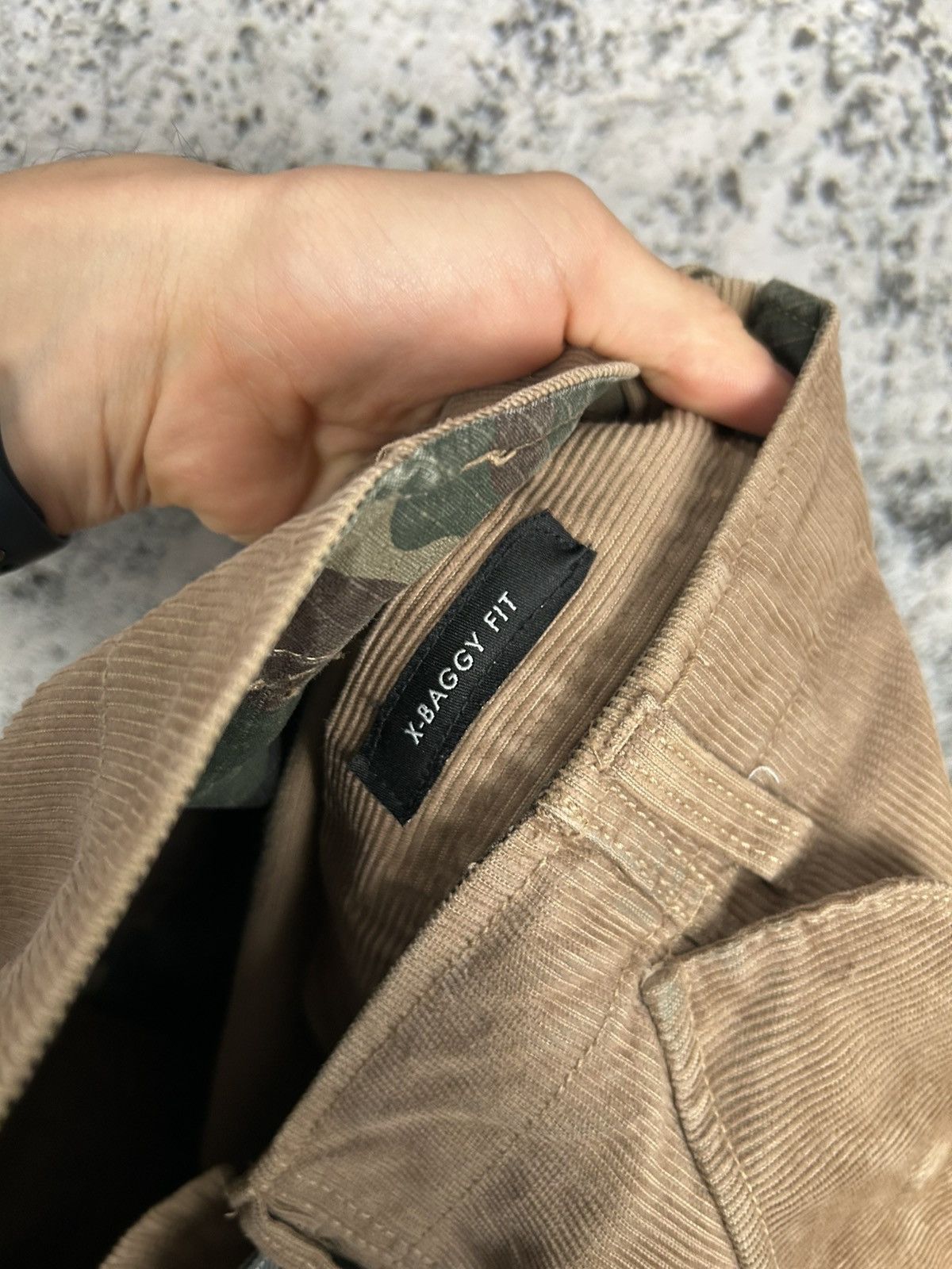 Pelle Pelle Pelle Pelle Vintage Baggy Cargo Corduroy Pants 90s Rap Rare Size US 33 - 10 Thumbnail