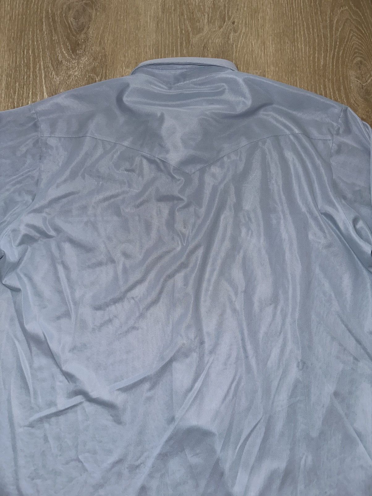 Vintage Vintage 70’s H Bar C Polyester Western Pearl Snap Button Up Size US L / EU 52-54 / 3 - 4 Thumbnail
