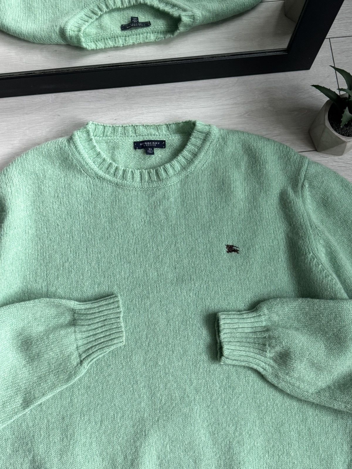 Burberry Vintage Burberry Shetland Wool Luxury Sweater Size US XL / EU 56 / 4 - 6 Thumbnail