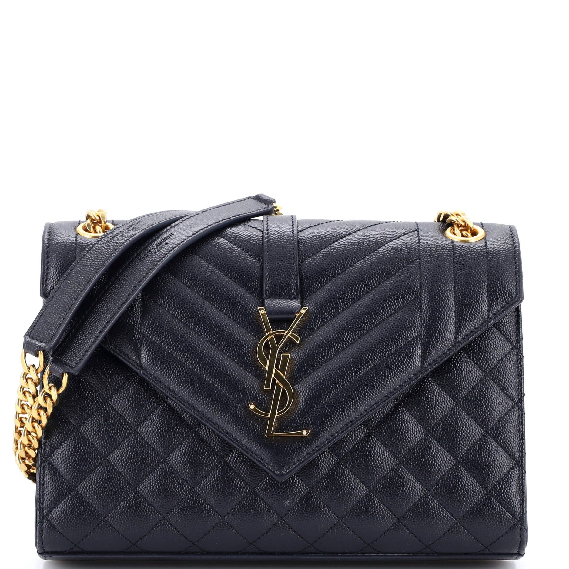 Saint Laurent Paris Classic Monogram Envelope Satchel Size ONE SIZE - 1 Thumbnail