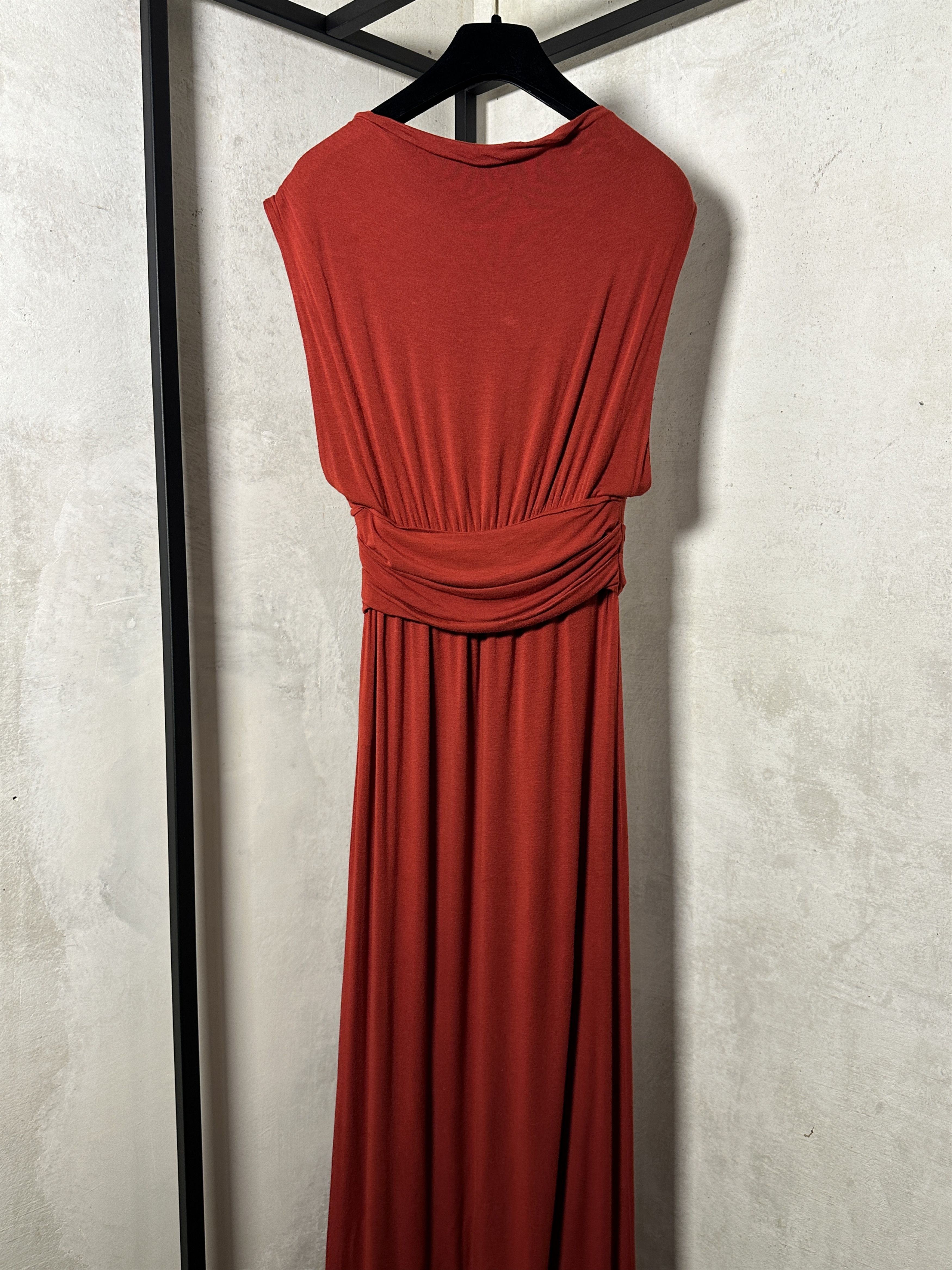 plein sud Plein Sun Cotton Viscose Greek Style Maxi Dress Size S / US 4 / IT 40 - 6 Thumbnail