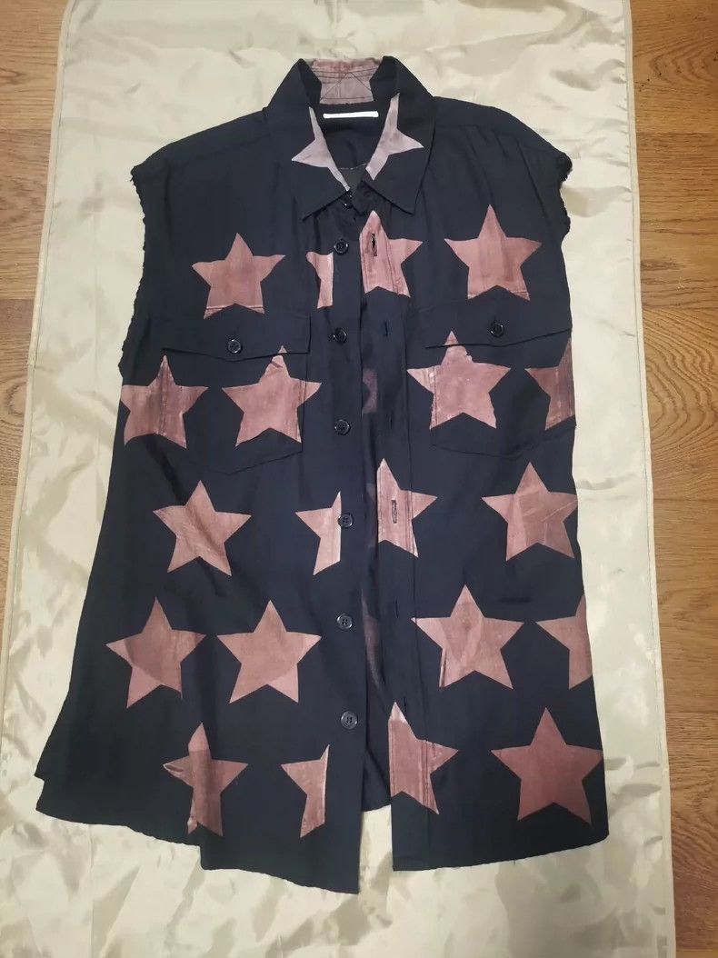 Saint Laurent Paris Saint Laurent Paris Star Print Vest - dmc Size US S / EU 44-46 / 1 - 1 Thumbnail