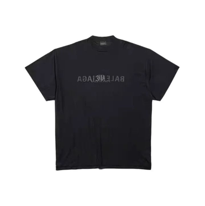Balenciaga Balenciaga Logo Print Short Sleeve T-Shirt Size US L / EU 52-54 / 3 - 1 Thumbnail