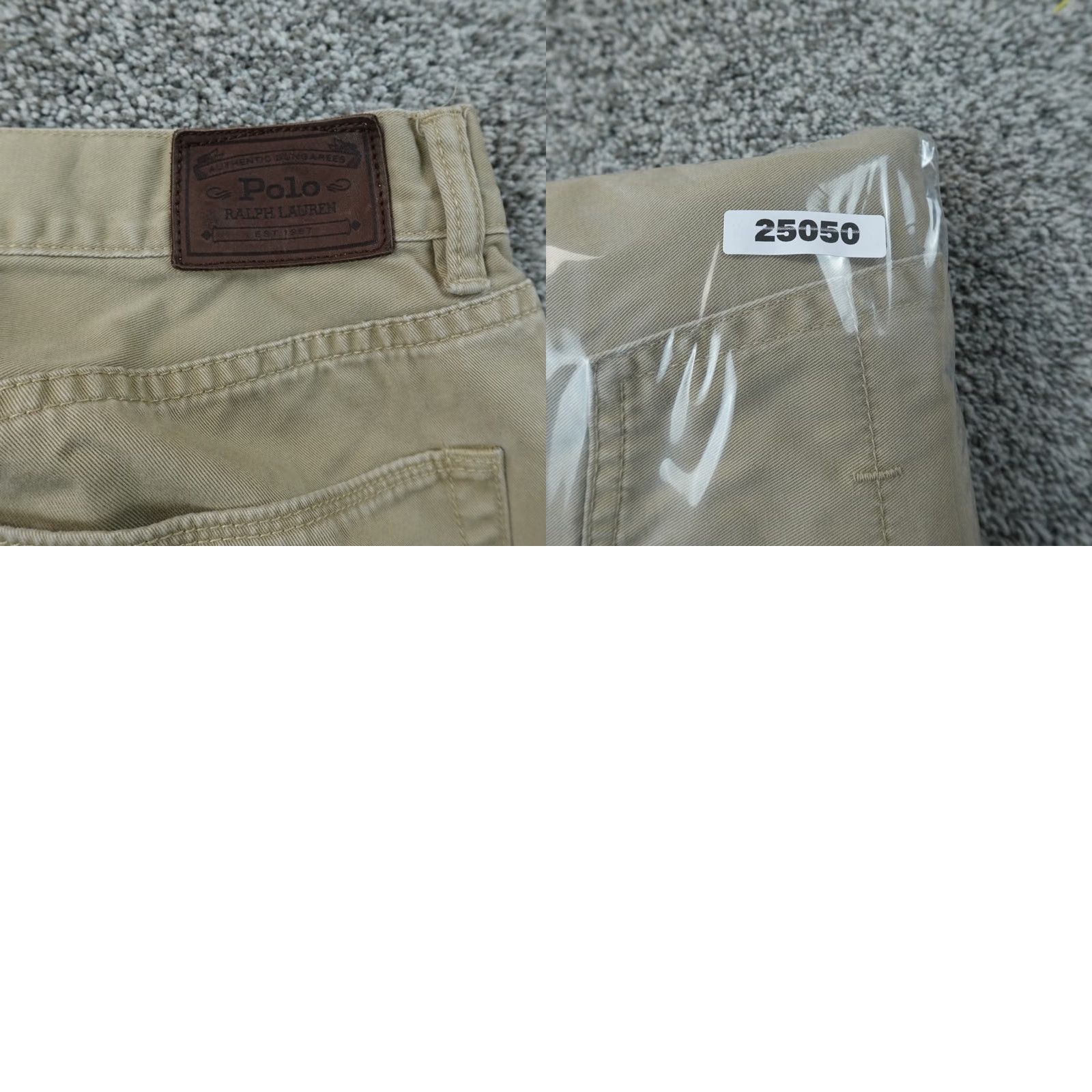 Polo Ralph Lauren Polo Ralph Lauren Jeans Mens 36X34 Beige Tan Denim Pants 650 Straight Preppy VTG Size US M / EU 48-50 / 2 - 9 Thumbnail