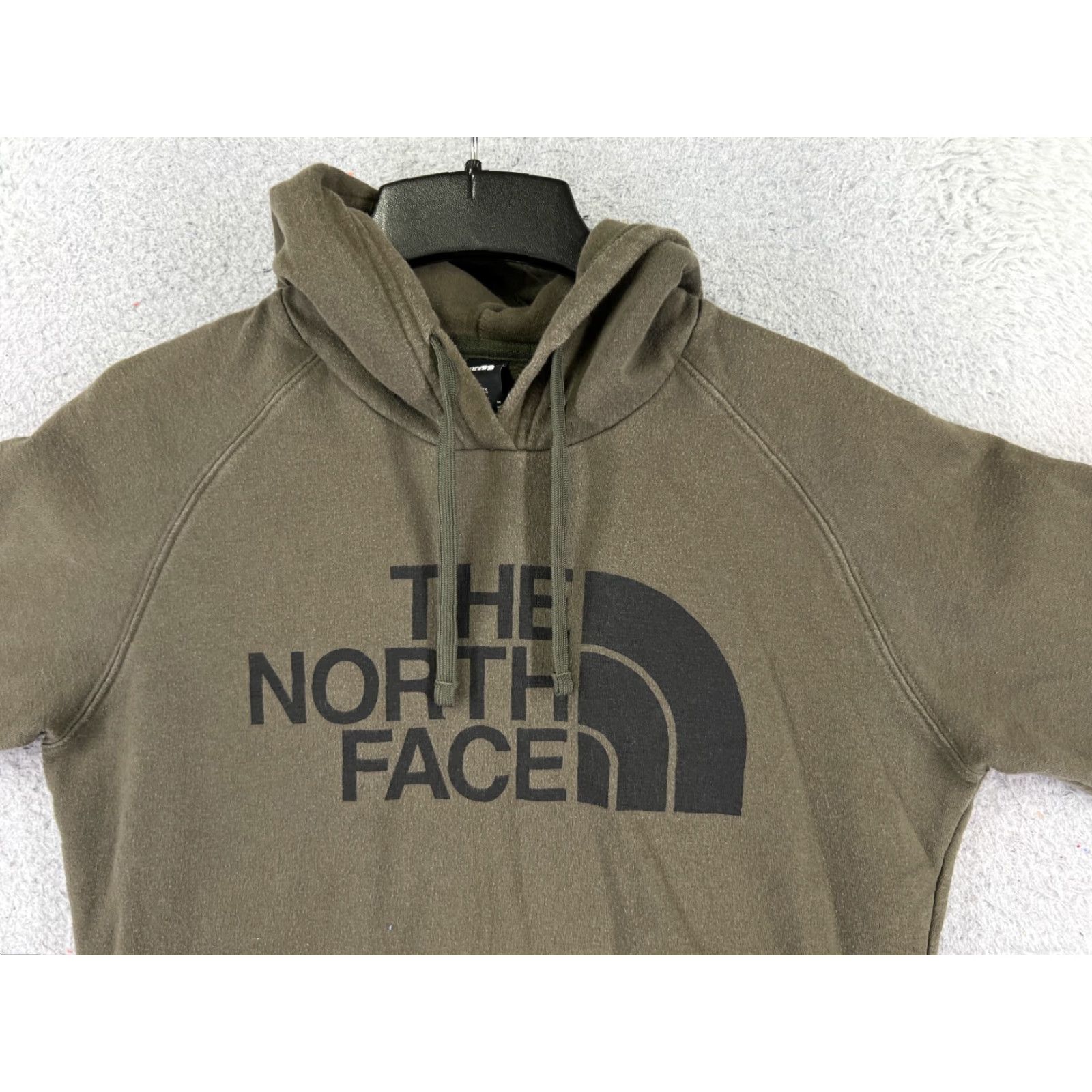 The North Face The North Face Hoodie Womens M Green Logo Pocket Read Sweater Pullover Crew Neck Jersey Cotton Blend Size M / US 6-8 / IT 42-44 - 4 Thumbnail