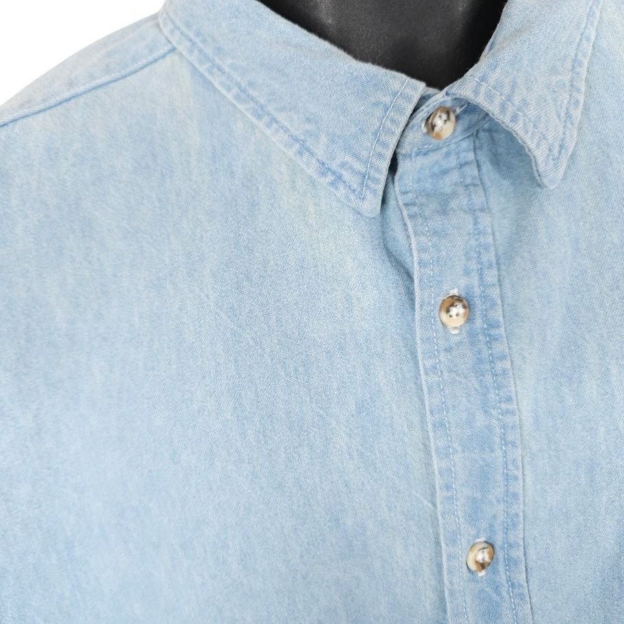 Vintage Vintage Tangle Ridge Whiskey Denim Shirt Mens Size 2XL Blue Size US XXL / EU 58 / 5 - 3 Thumbnail