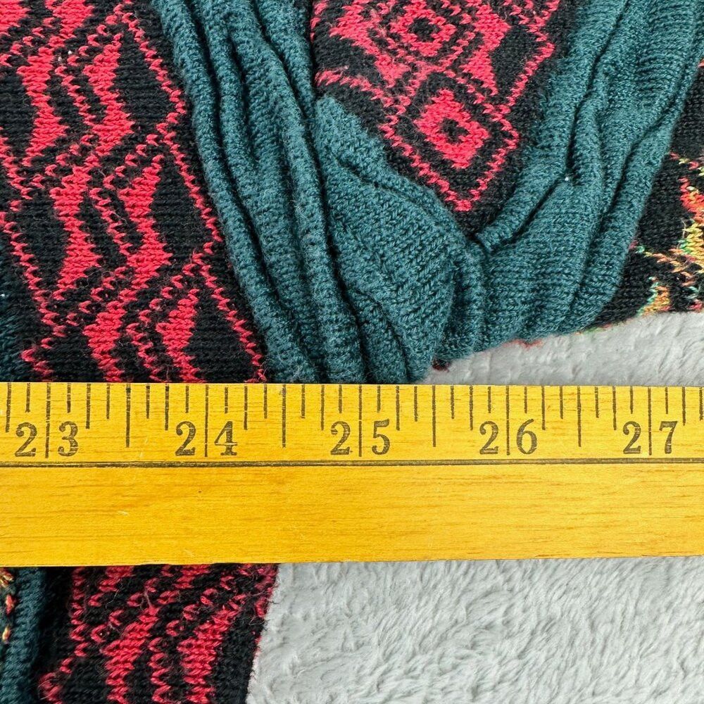 Coogi Coogi Australia Knit Vintage Red / Green Sweater Men's Size Size US L / EU 52-54 / 3 - 3 Thumbnail