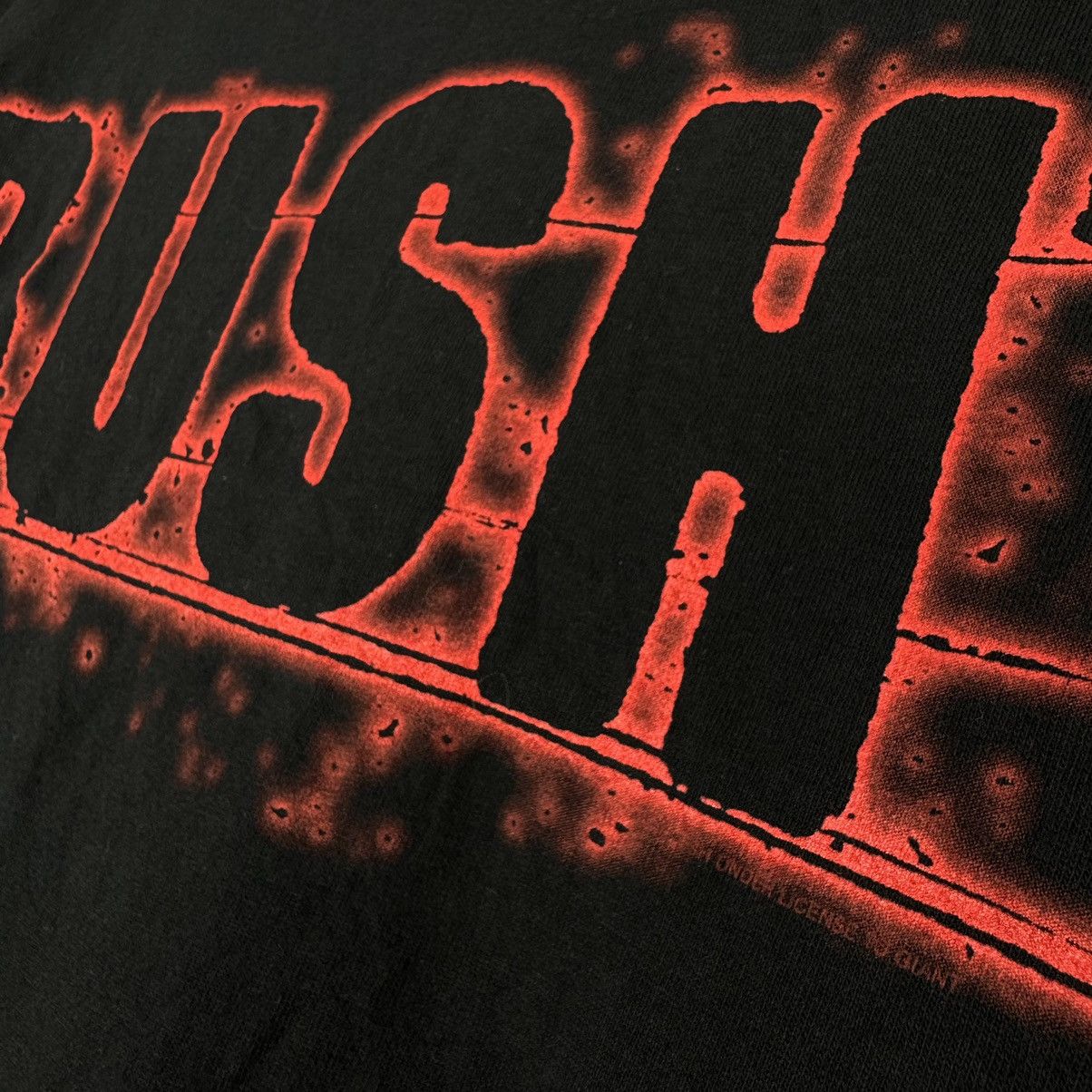 Band Tees Vintage 90s Bush Face Print Giant Licensed Band T Shirt Size US XL / EU 56 / 4 - 5 Thumbnail