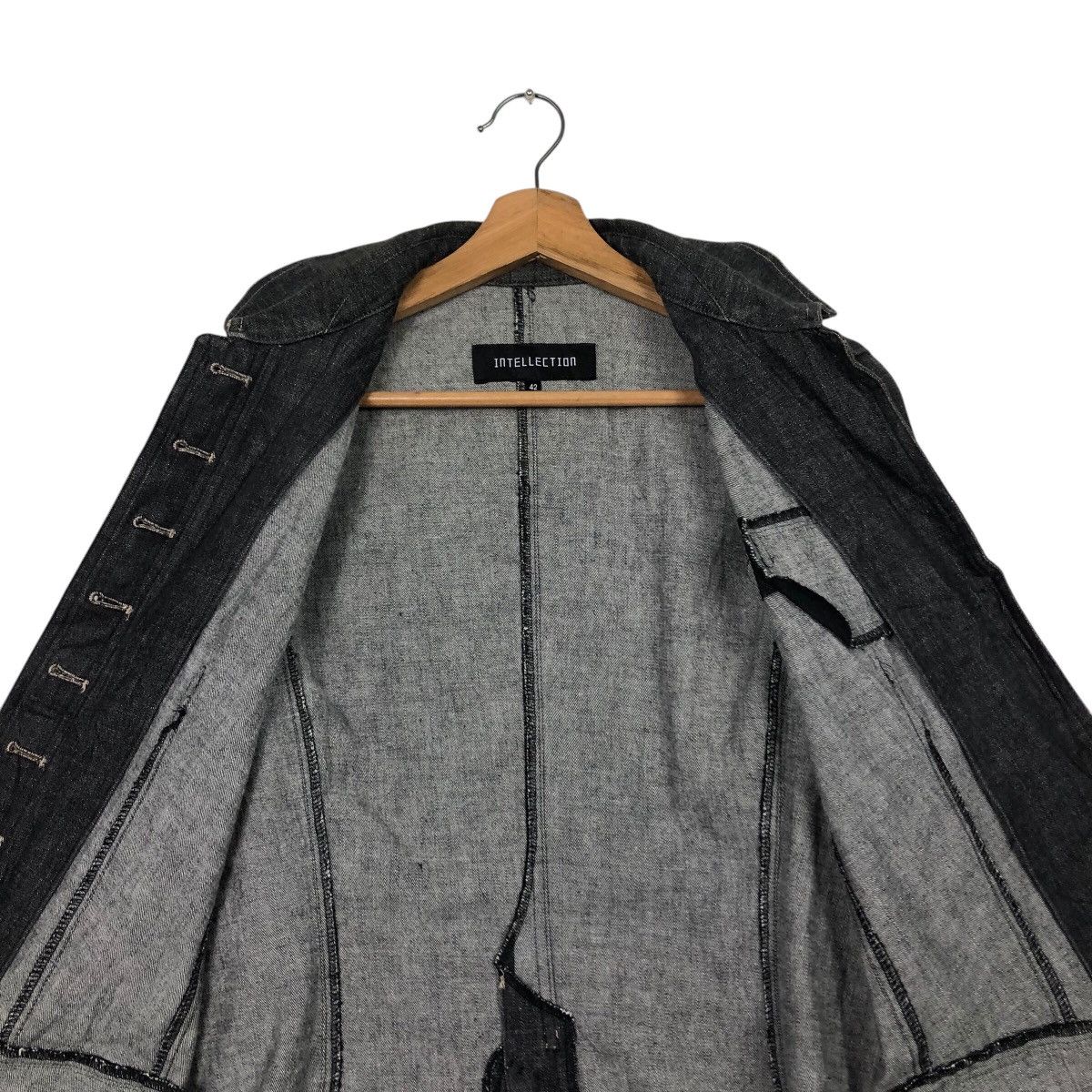 Issey Miyake 📌Vintage Chore Worker Denim Jacket Intellection Size US M / EU 48-50 / 2 - 15 Thumbnail