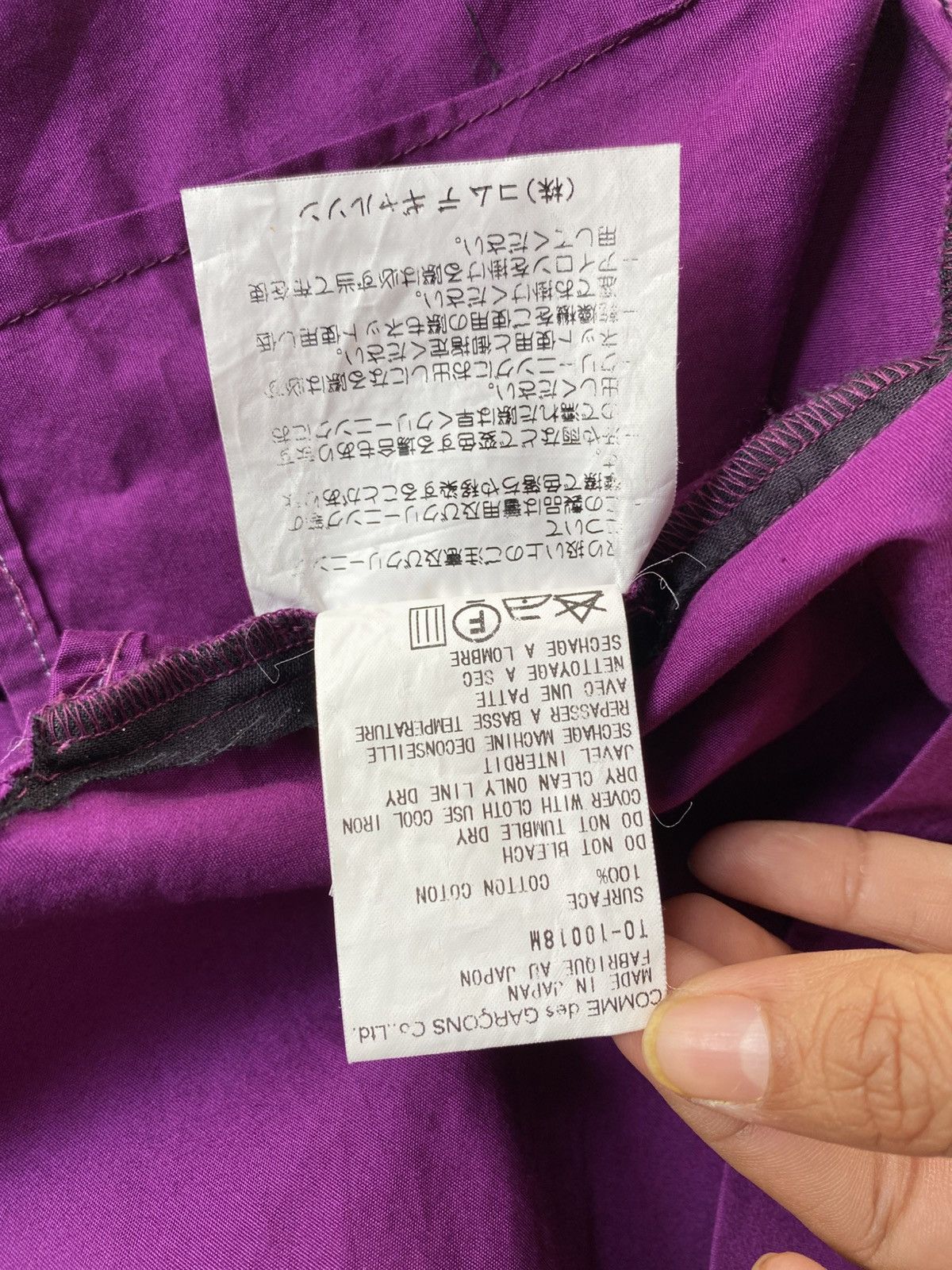 Comme des Garcons COMME des GARCONS Ruffled Purple Blouse Shirt Size M / US 6-8 / IT 42-44 - 10 Thumbnail