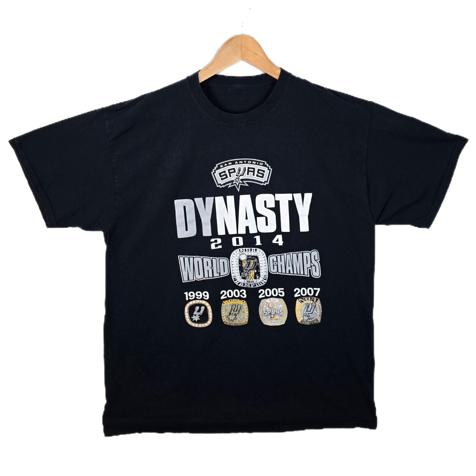 Other San Antonio Spurs Dynasty World Champs Shirt XL 2014 Size US XL / EU 56 / 4 - 1 Thumbnail