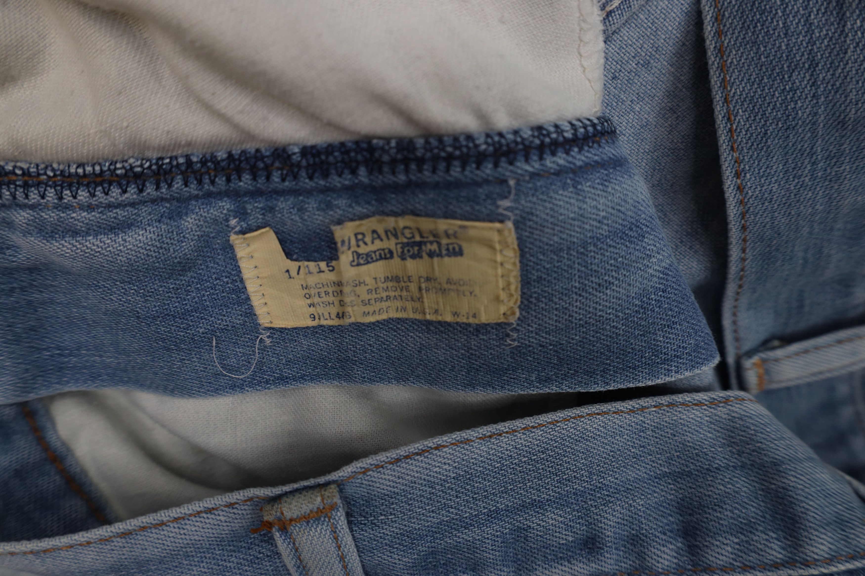 Wrangler Vintage 70s Wrangler Flared Bell Bottoms Denim Jeans USA Size US 40 / EU 56 - 10 Thumbnail