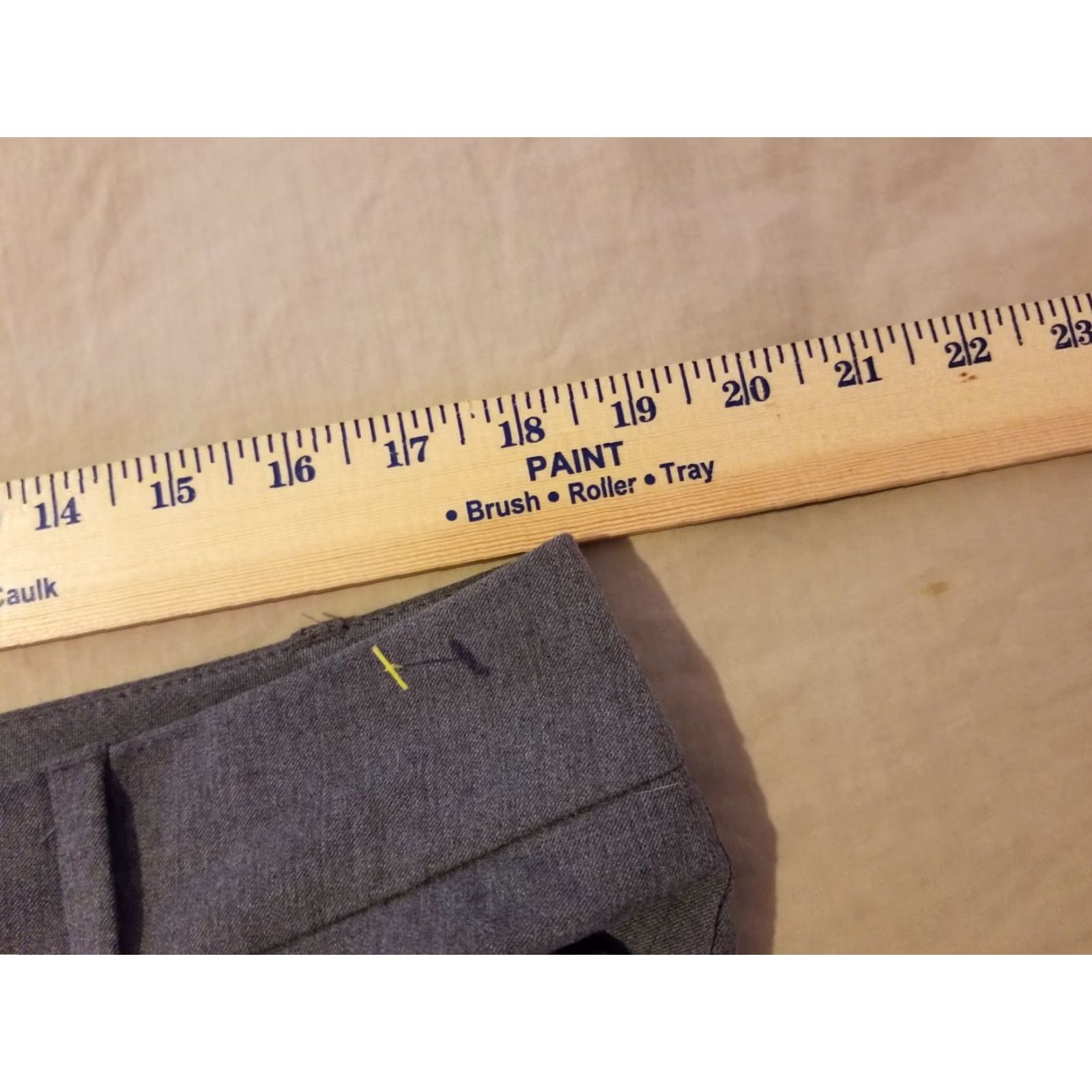 White House Black Market White House Black Market Dress Pants 14 Gray Slack Chino Khaki Trouser Womens Flat Front Regular Size 14 Ladies Pants Size 36" / US 14 / IT 50 - 6 Thumbnail