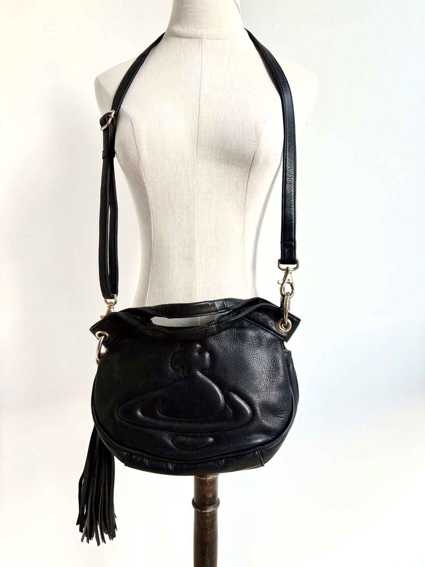 Vivienne Westwood vivienne westwood vintage black leather crossbody bag Size ONE SIZE - 1 Thumbnail