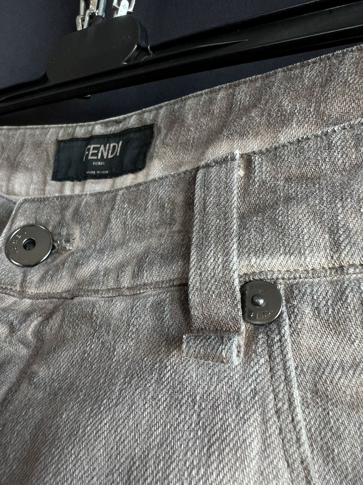 Fendi FENDI Jeans Pants Beige Size 34/34 Size US 34 / EU 50 - 4 Thumbnail