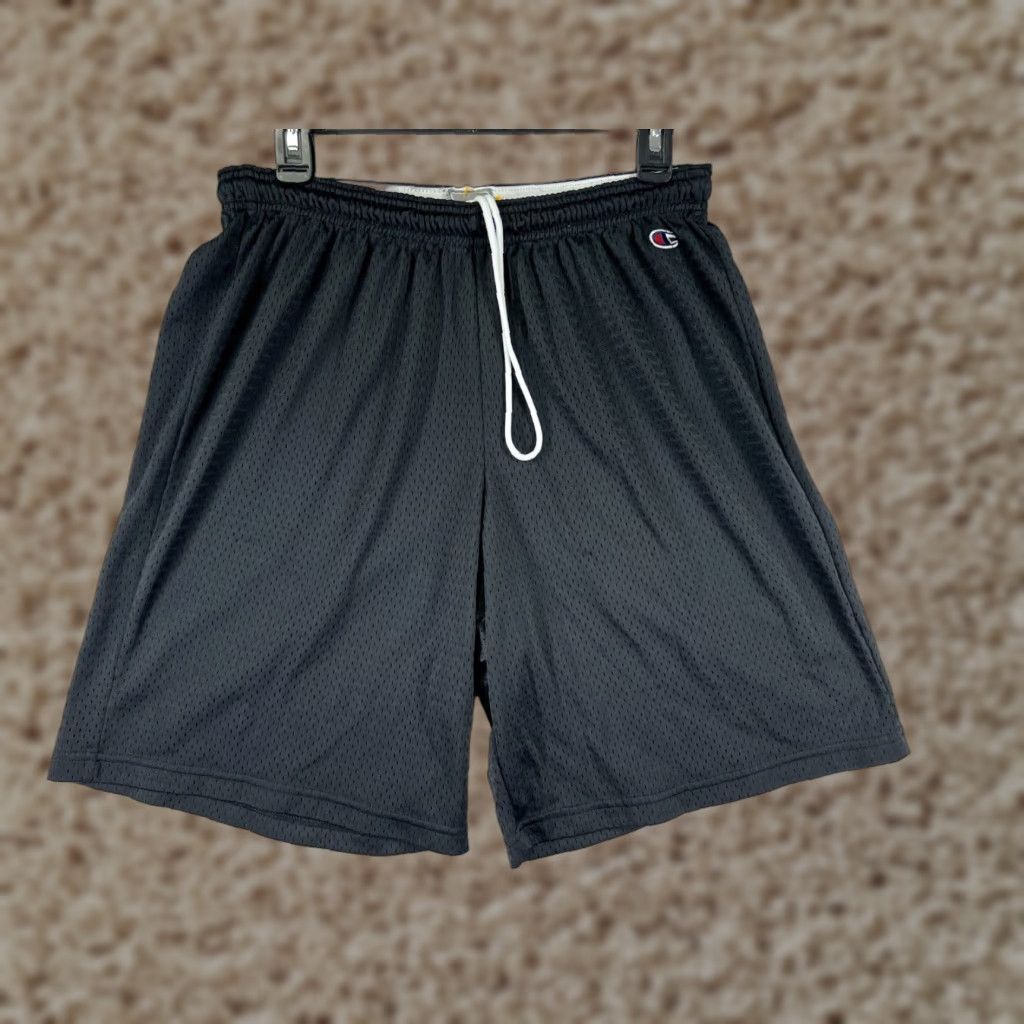 Under Armour Under Armour Shorts Men Large Black Running Lined 100% Polyester Elastic Waist Size US 33 - 1 Thumbnail