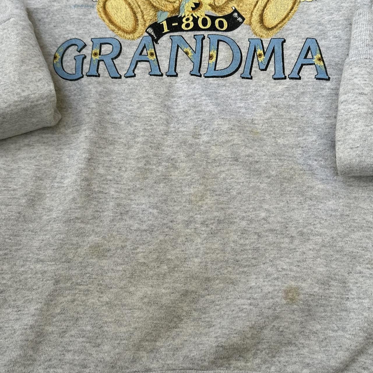 Tultex 90s Grandma Teddy Bear Crewneck Sweatshirt Granny Retro Cute Size US XL / EU 56 / 4 - 4 Thumbnail