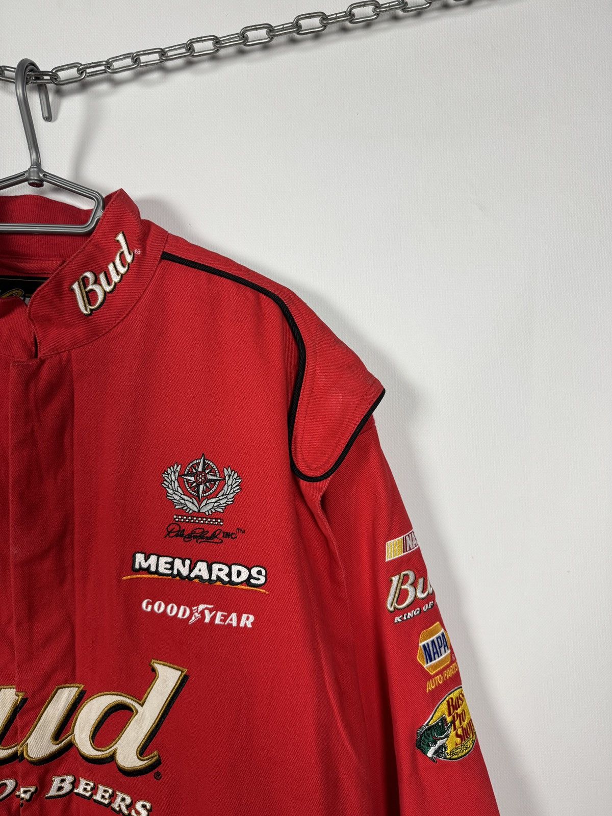 Formula 1 Vintage Chase Dale Earnhardt Jr Budweiser NASCAR Jacket XL Size US XL / EU 56 / 4 - 2 Thumbnail