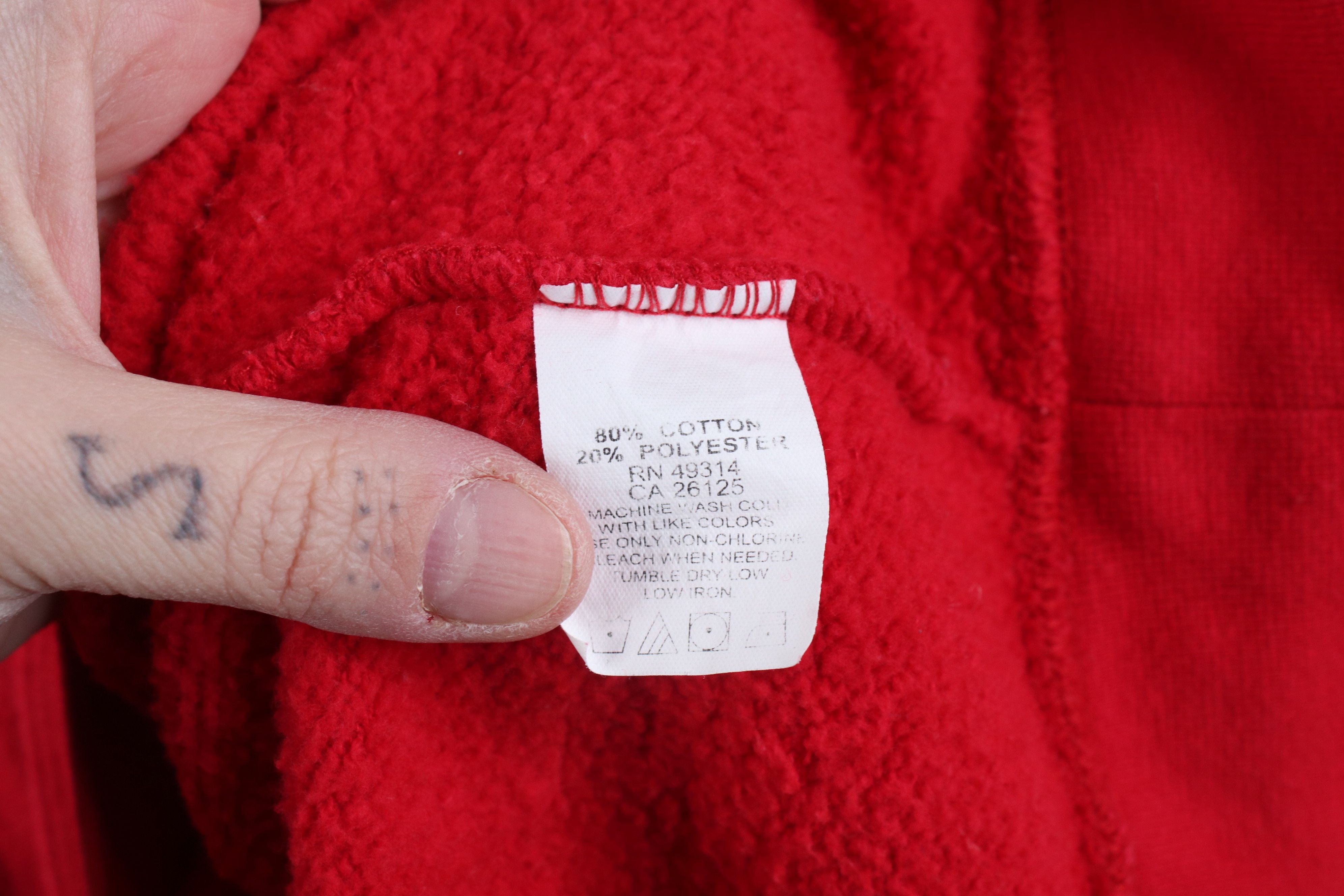 Vintage Vintage Detroit Pistons Basketball Crewneck Sweatshirt Red Size US XXL / EU 58 / 5 - 7 Thumbnail
