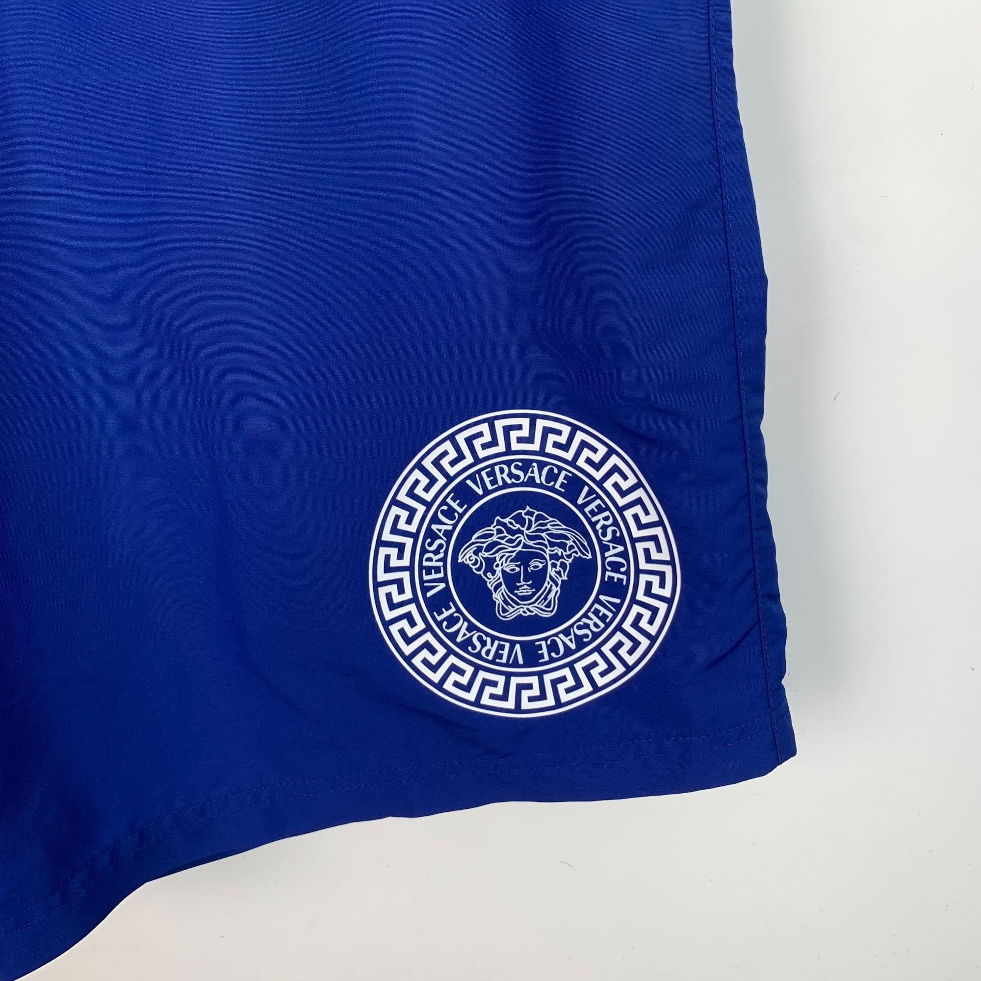 Versace Versace Mens Blue Swim Shorts With Medusa Logo Size US 38 / EU 54 - 4 Thumbnail