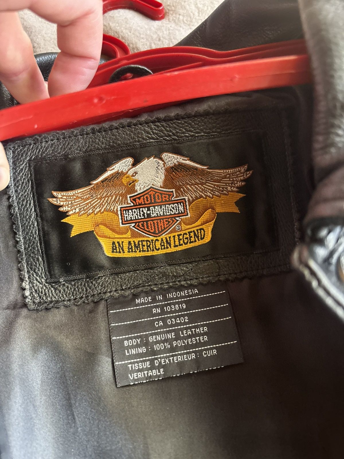 Harley Davidson HARLEY DAVIDSON LEATHER JACKET Size US XL / EU 56 / 4 - 7 Thumbnail