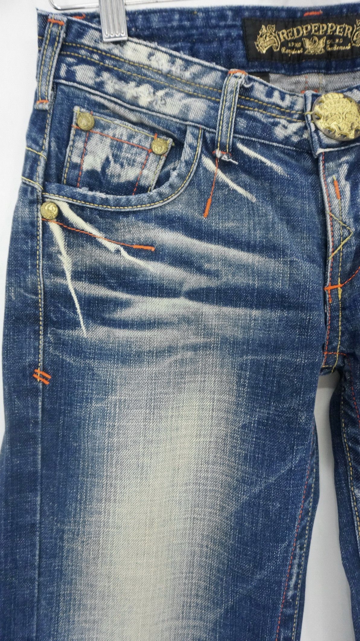 Japanese Brand 🔥 RED PEPPER Gold Label Lowrise Flared Jeans Size US 27 - 4 Thumbnail