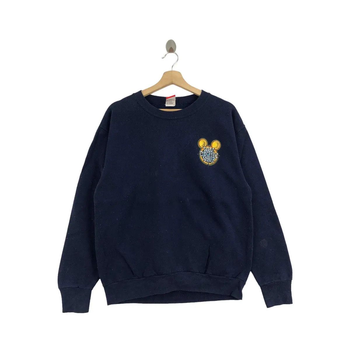 Disney Vtg 90’ WALT DISNEY WORLD Mickey Pluto Donald Sweatshirt Size L / US 10 / IT 46 - 3 Thumbnail