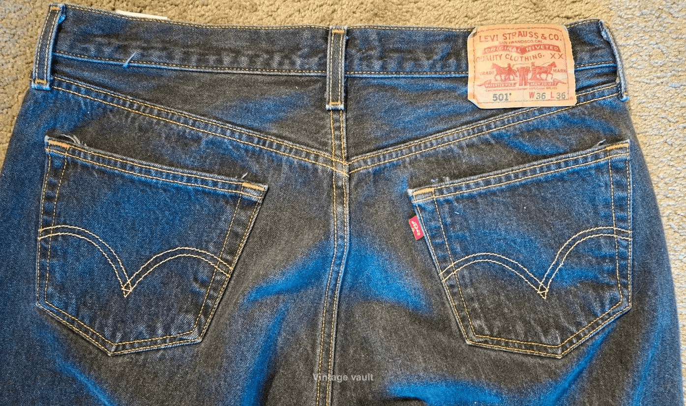 Levi's Vintage Clothing Levi's 501XX Jeans 36x36 - Mexico - Dark Wash Size US 36 / EU 52 - 7 Thumbnail