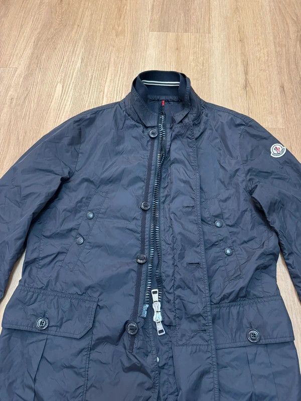 Moncler Moncler Aix Giacca Lightweight Navy Nylon Jacket Buttons 3 M Size US M / EU 48-50 / 2 - 12 Thumbnail