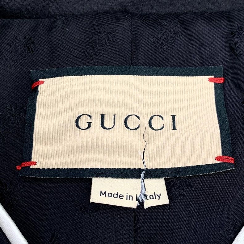 Gucci Gucci Black single-breasted gold-button long-sleeved coat 2 Size US S / EU 44-46 / 1 - 7 Thumbnail