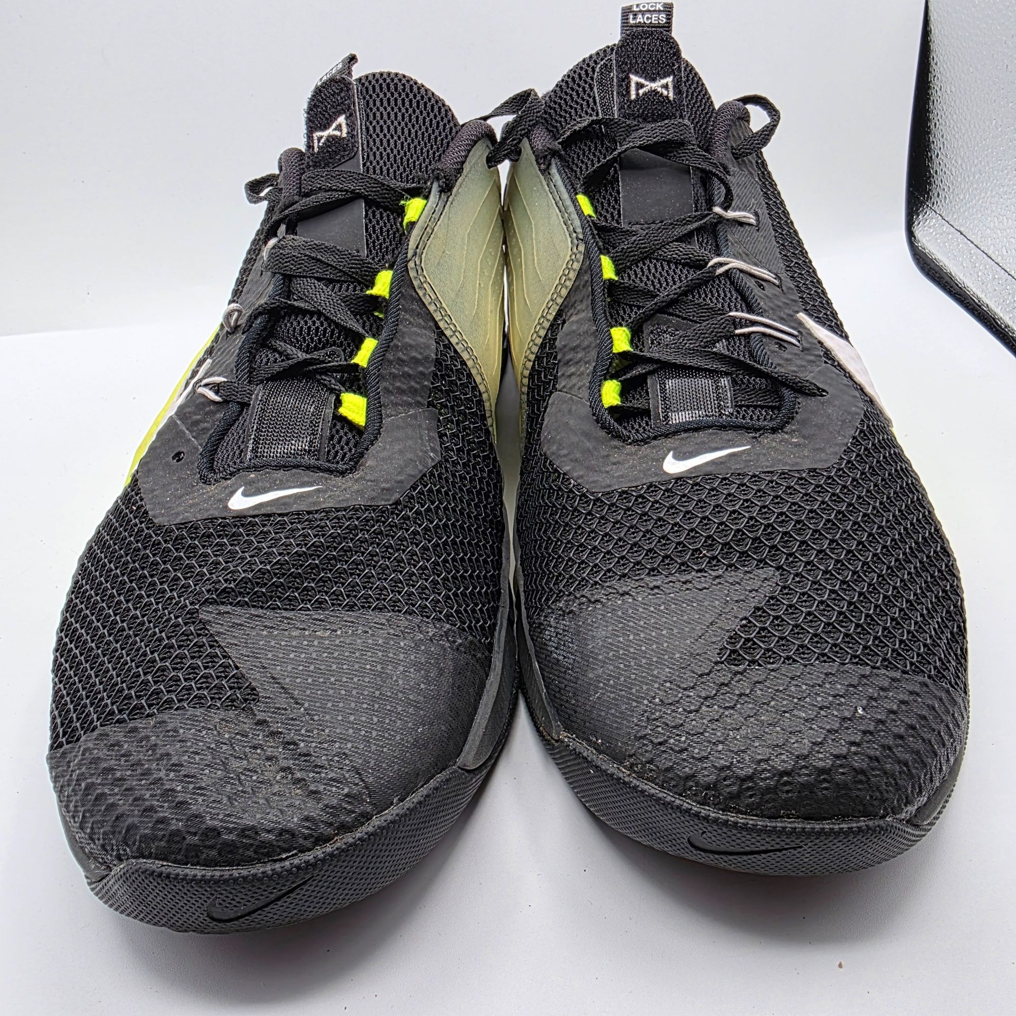 Nike Nike Metcon 7 Black White Volt Iron Gray Mens Size 14 Athlet Size US 14 / EU 47 - 2 Thumbnail
