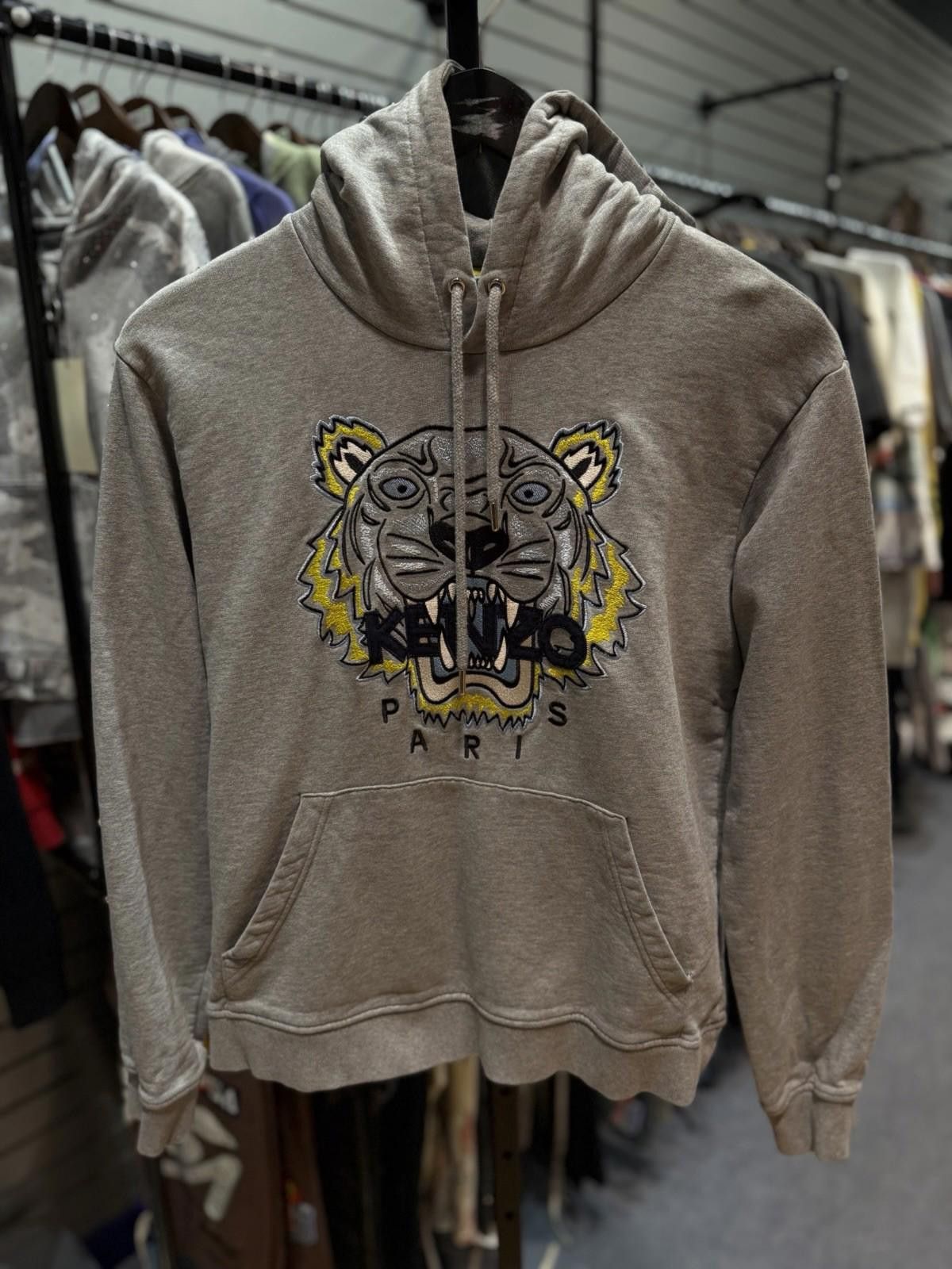 Kenzo Kenzo Sweater “Tiger Face” Large 100% Authentic Grey Yellow Size L / US 10 / IT 46 - 4 Thumbnail