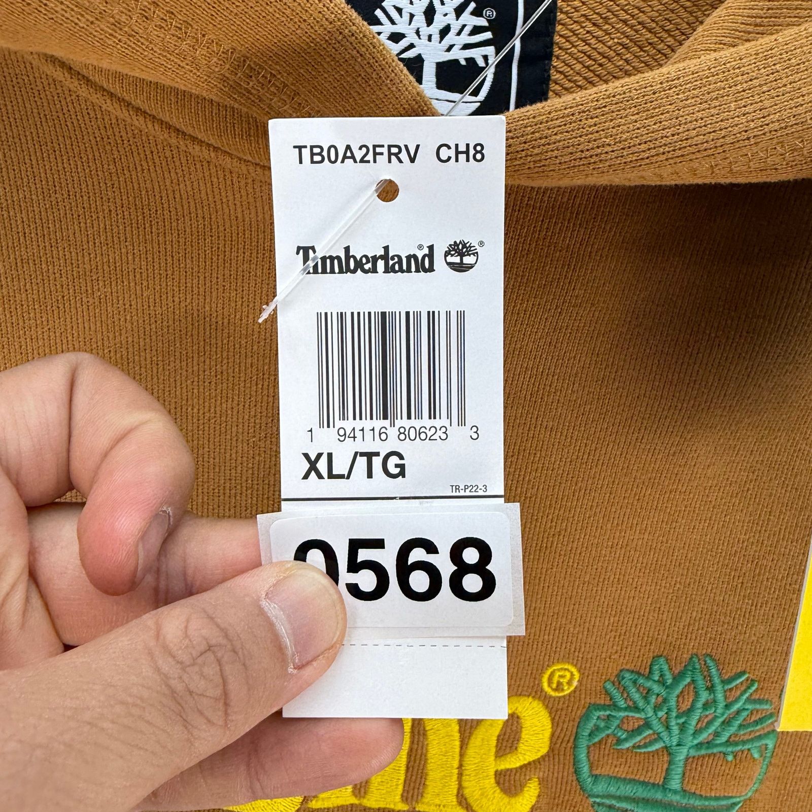 Timberland TIMBERLAND X BEELINE X-LARGE WHEAT HOODIE Heavy Cotton Size US XL / EU 56 / 4 - 3 Thumbnail