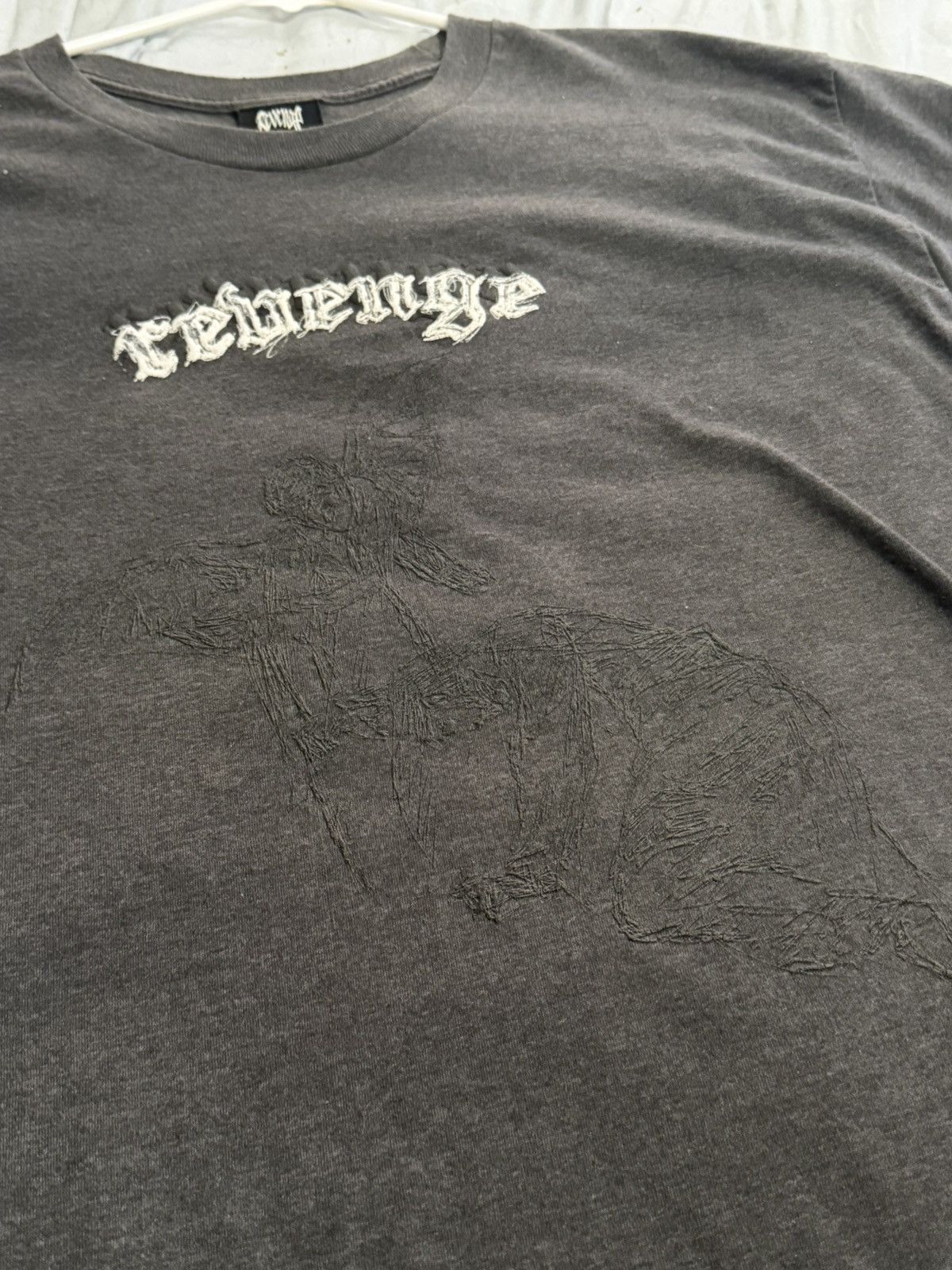 Revenge Angel Sketch Tee Gray OTO Size US L / EU 52-54 / 3 - 4 Thumbnail