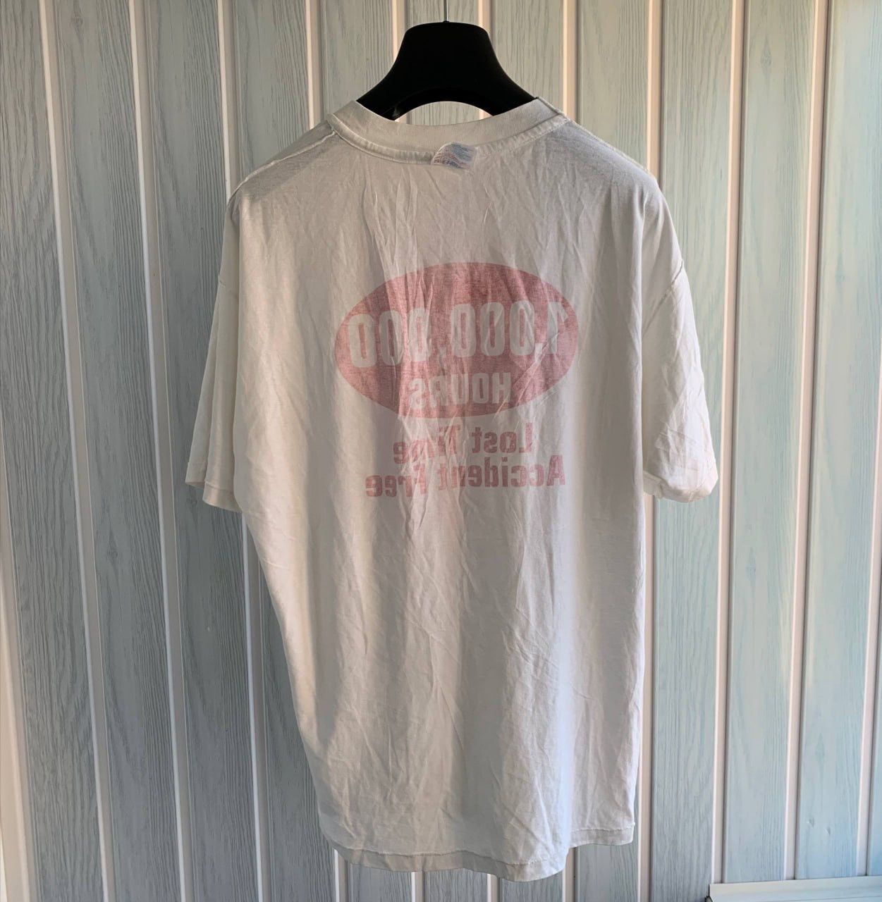 Vintage Vintage 1990 I`m A Safety Top Gun USA Hanes T-Shirt Size US M / EU 48-50 / 2 - 4 Thumbnail