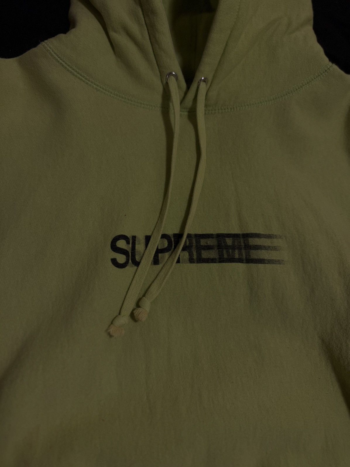 Supreme Supreme Lime Green OG Motion Logo Hoodie XL Size US XL / EU 56 / 4 - 5 Thumbnail