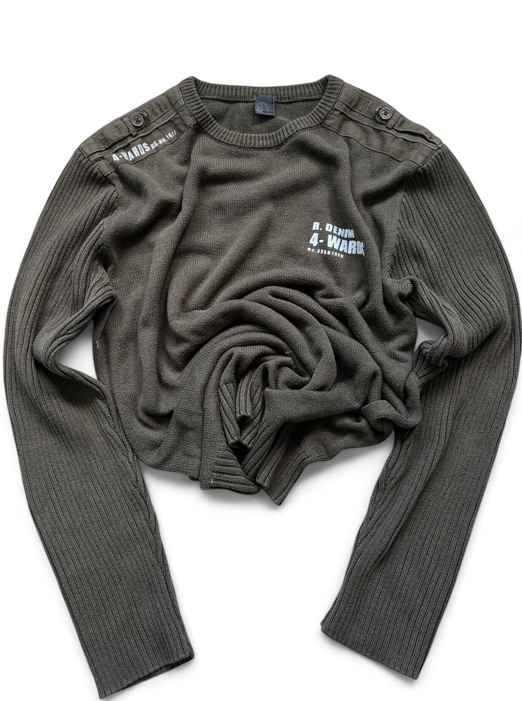 Japanese Brand × Junya Watanabe × Yohji Yamamoto Vintage Streetwear Kapital Style Sweater Zip Hoodie 90s Size US M / EU 48-50 / 2 - 1 Thumbnail