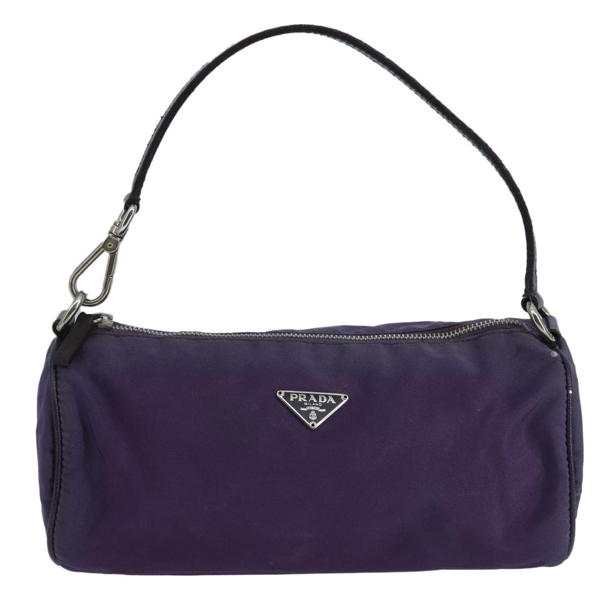 Prada Tessuto Purple Synthetic Handbag (Pre-Owned) Size ONE SIZE - 1 Thumbnail